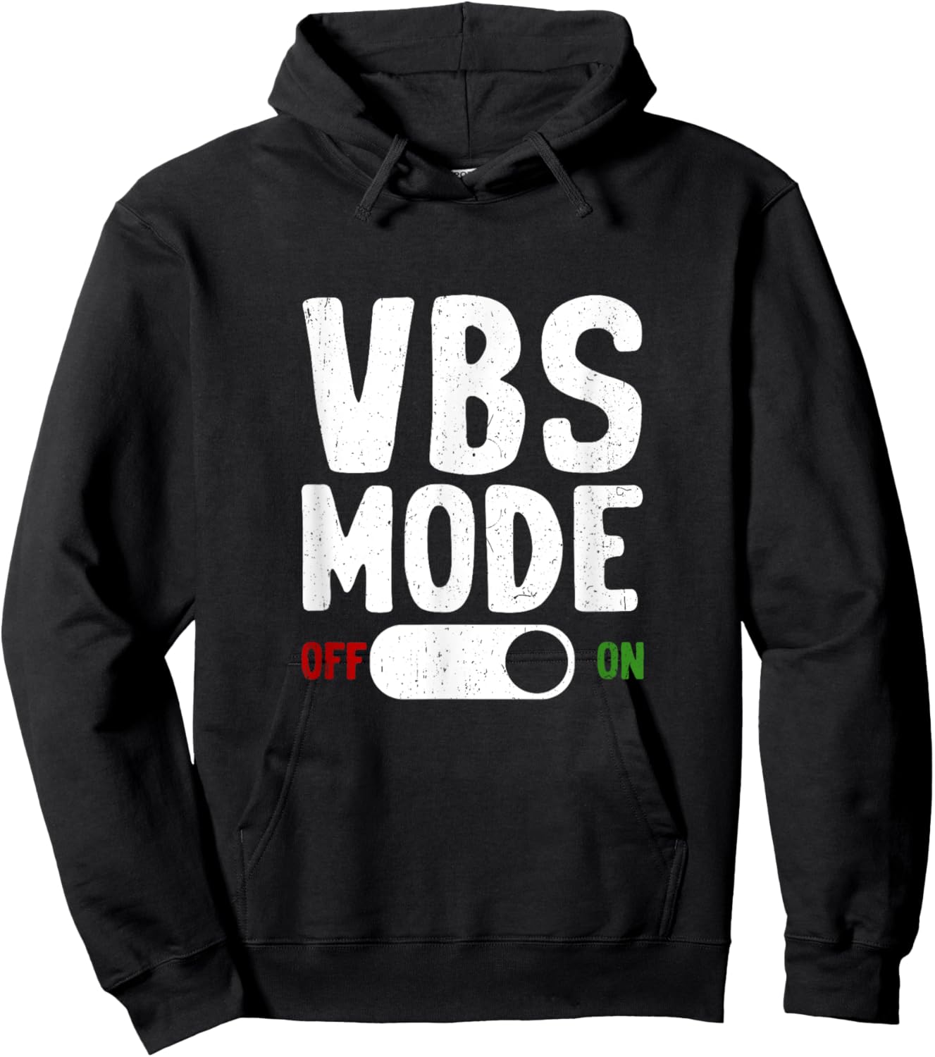 VBS Vacation Bible School Mode On Summer Christian Teacher Hoodie - Hoodie | Black