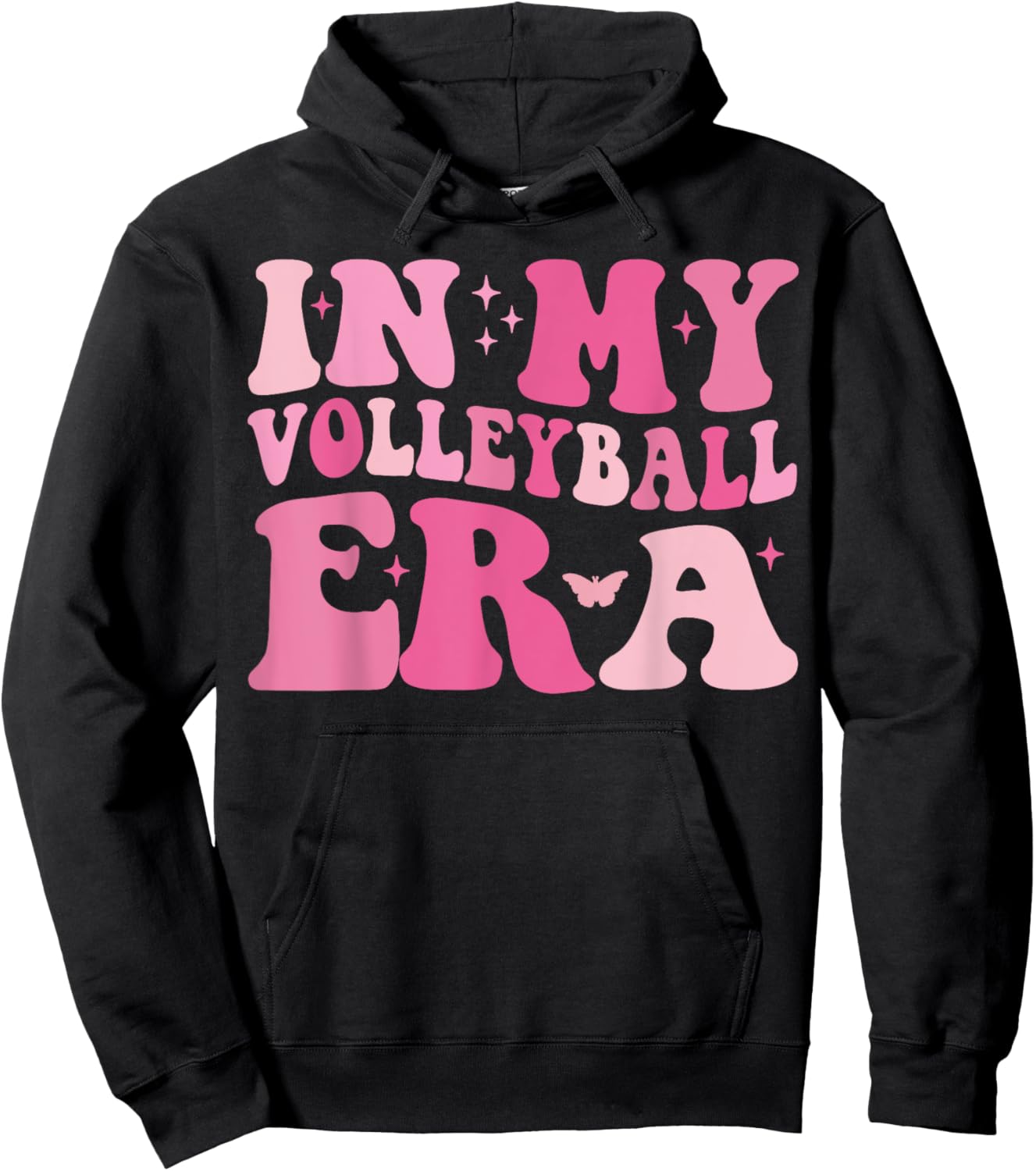 In My Volleyball Era Volleyball Lover Coach Player Sports Hoodie - Hoodie | Black