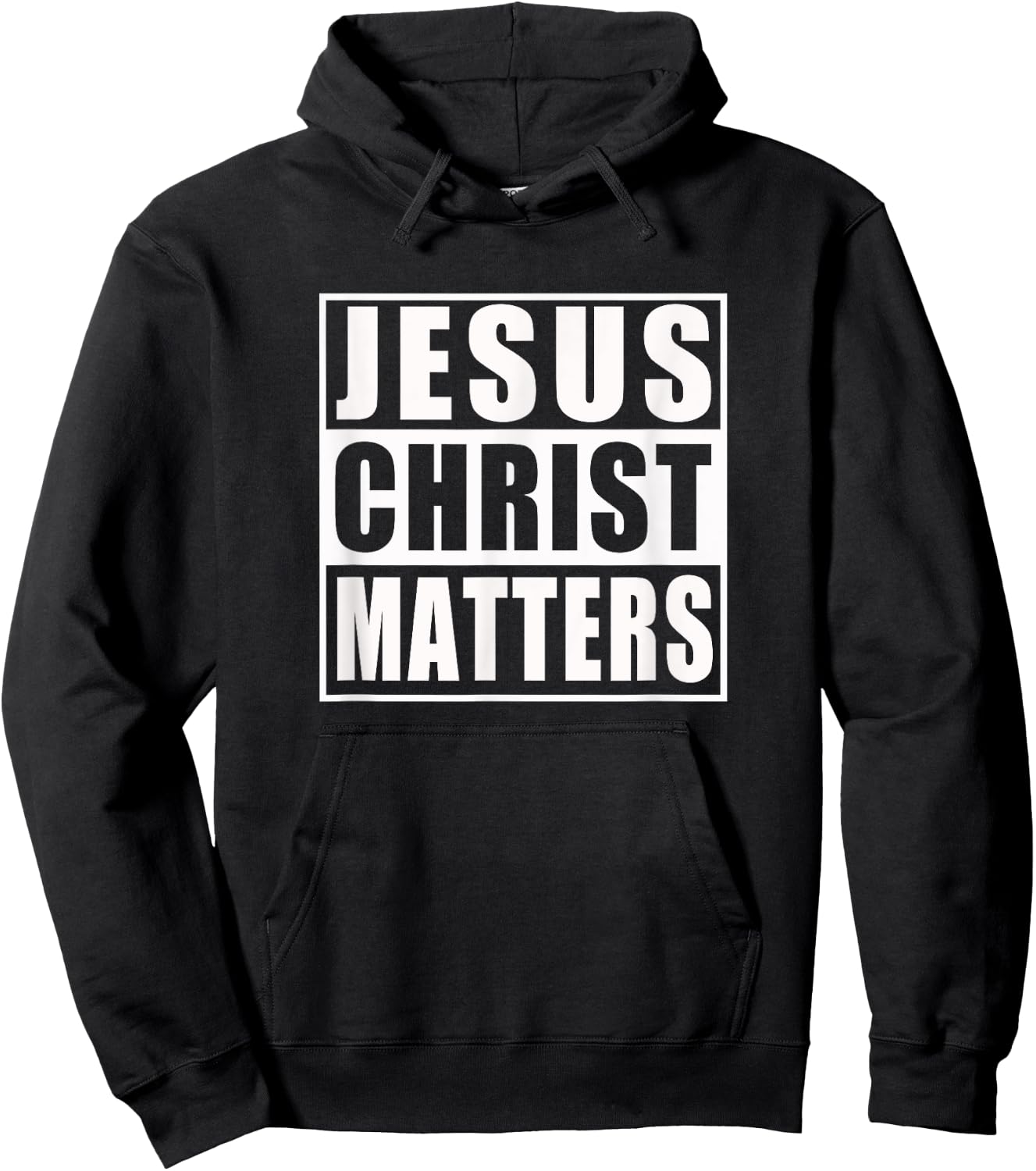 Jesus Christ Matters Christian Shirt Hoodie - Hoodie | Black