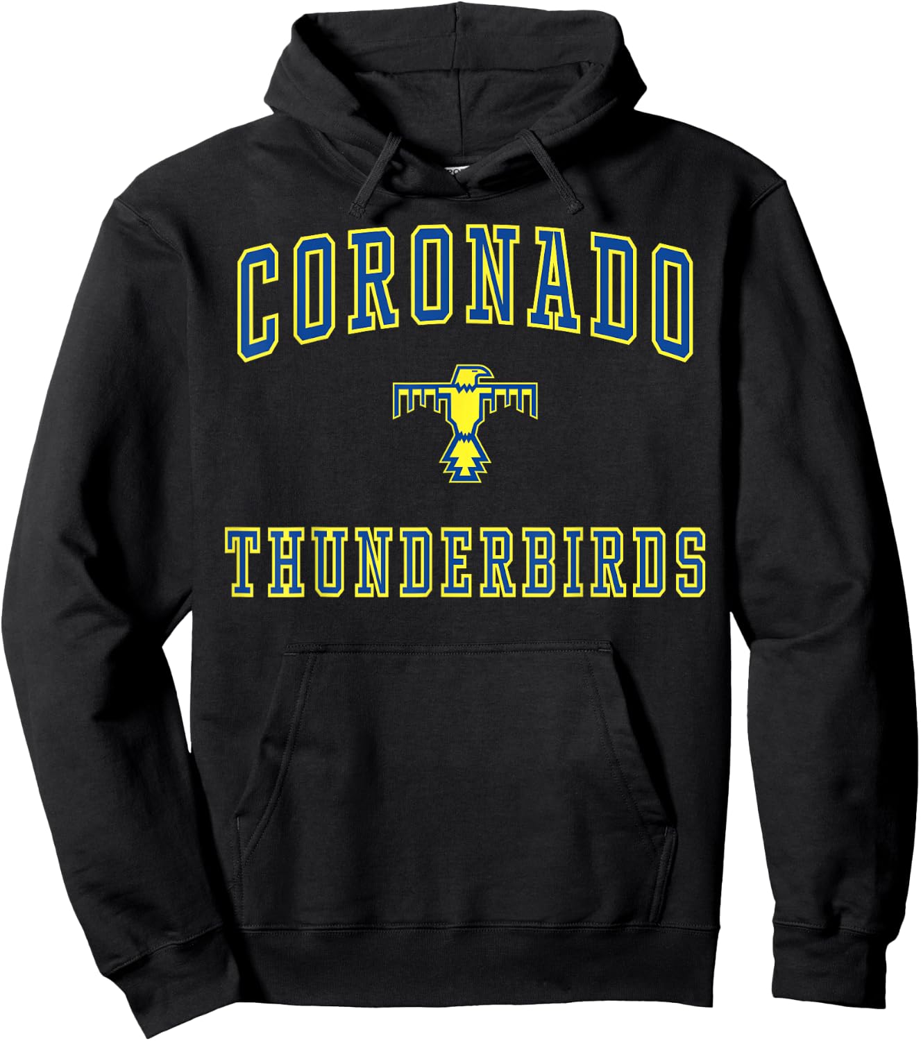 Coronado High School Thunderbirds C1 Hoodie - Hoodie | Black