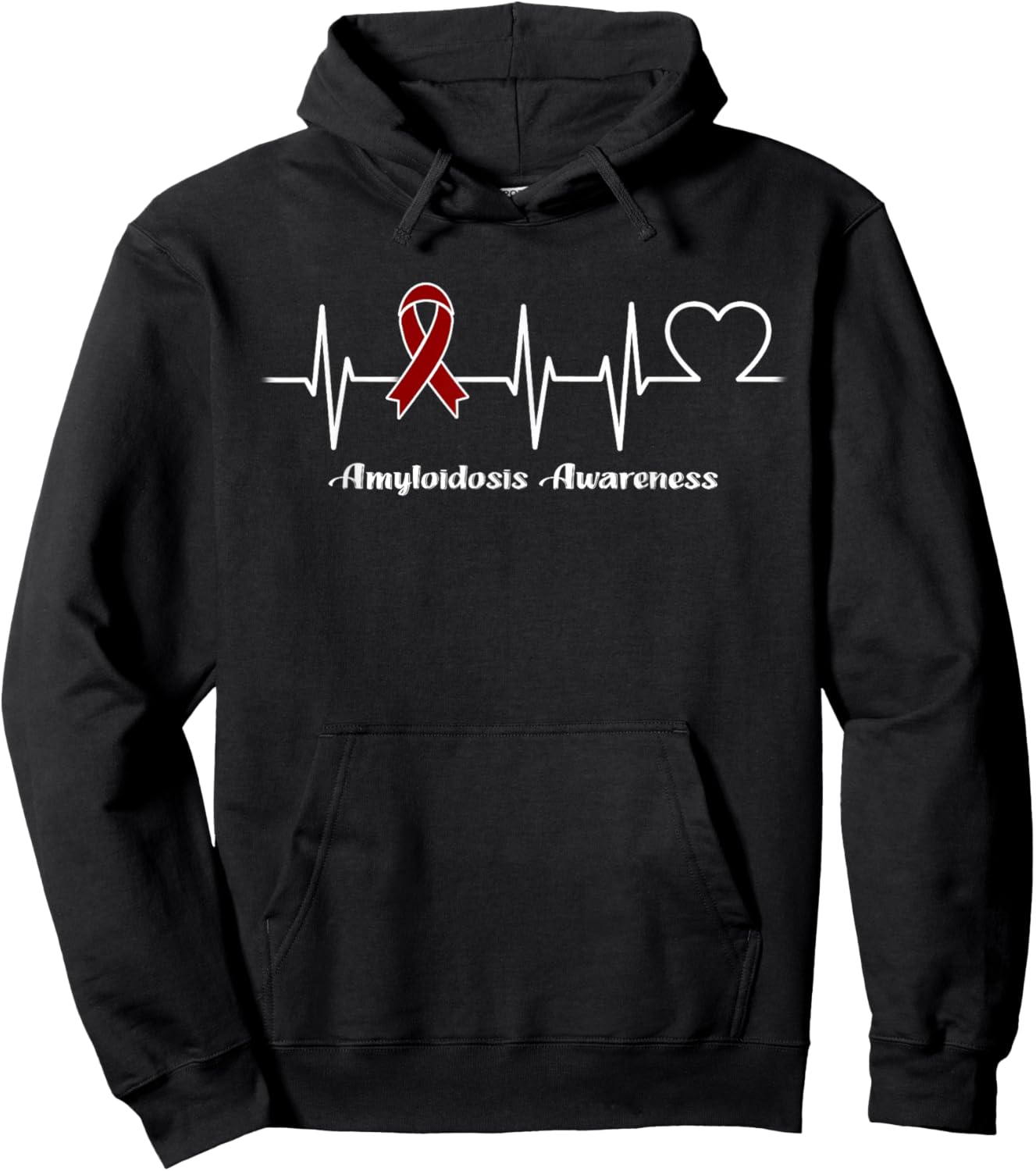 Heartbeat Amyloidosis Warrior Hoodie - Hoodie | Black