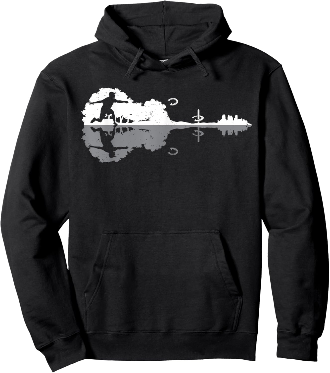 Horseshoe Pitching and Horseshoe Tossing Hoodie - Hoodie | Black