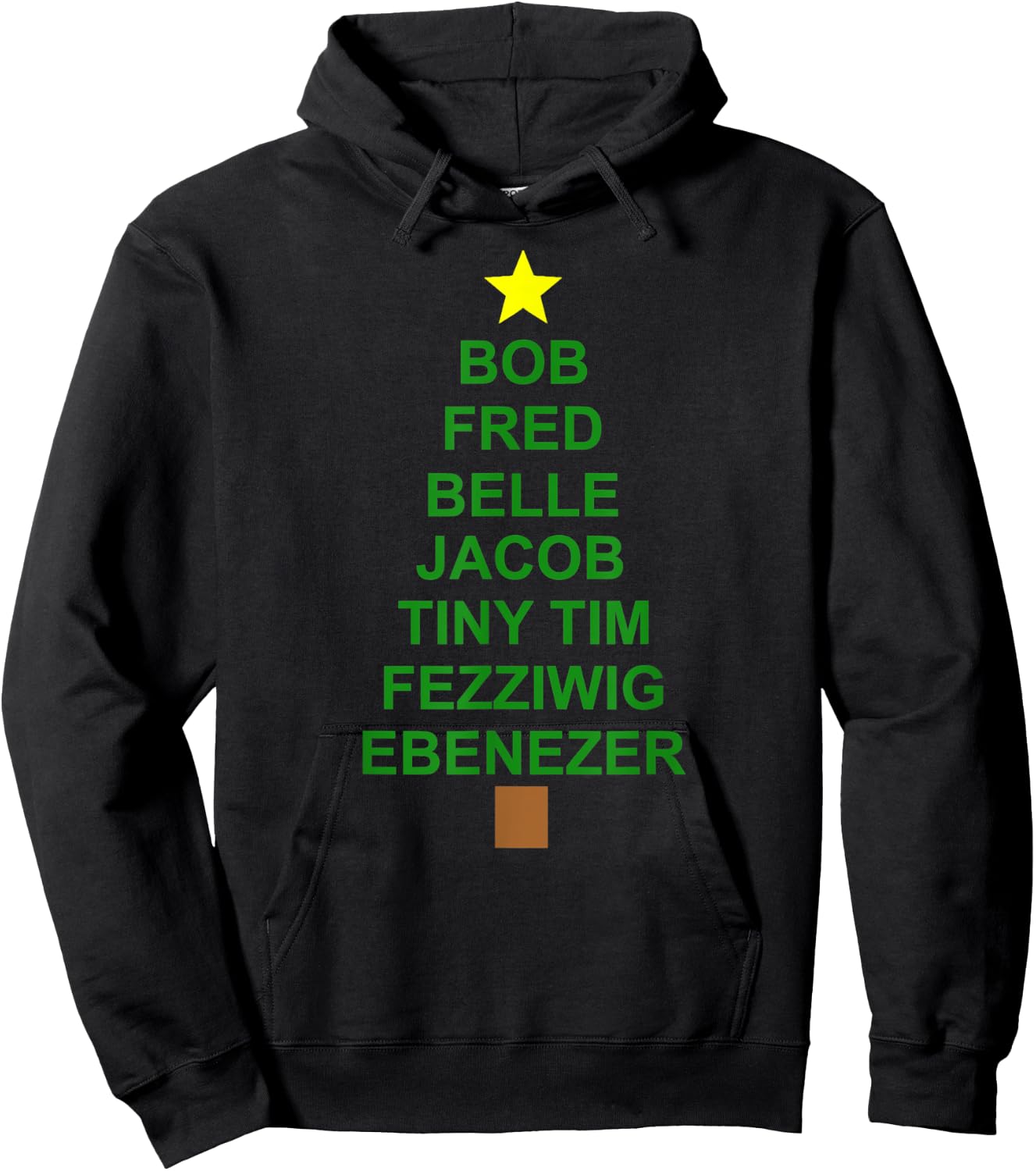 Charles Dickens A Christmas Carol Shirt-Scrooge Tiny Tim Hoodie - Hoodie | Black