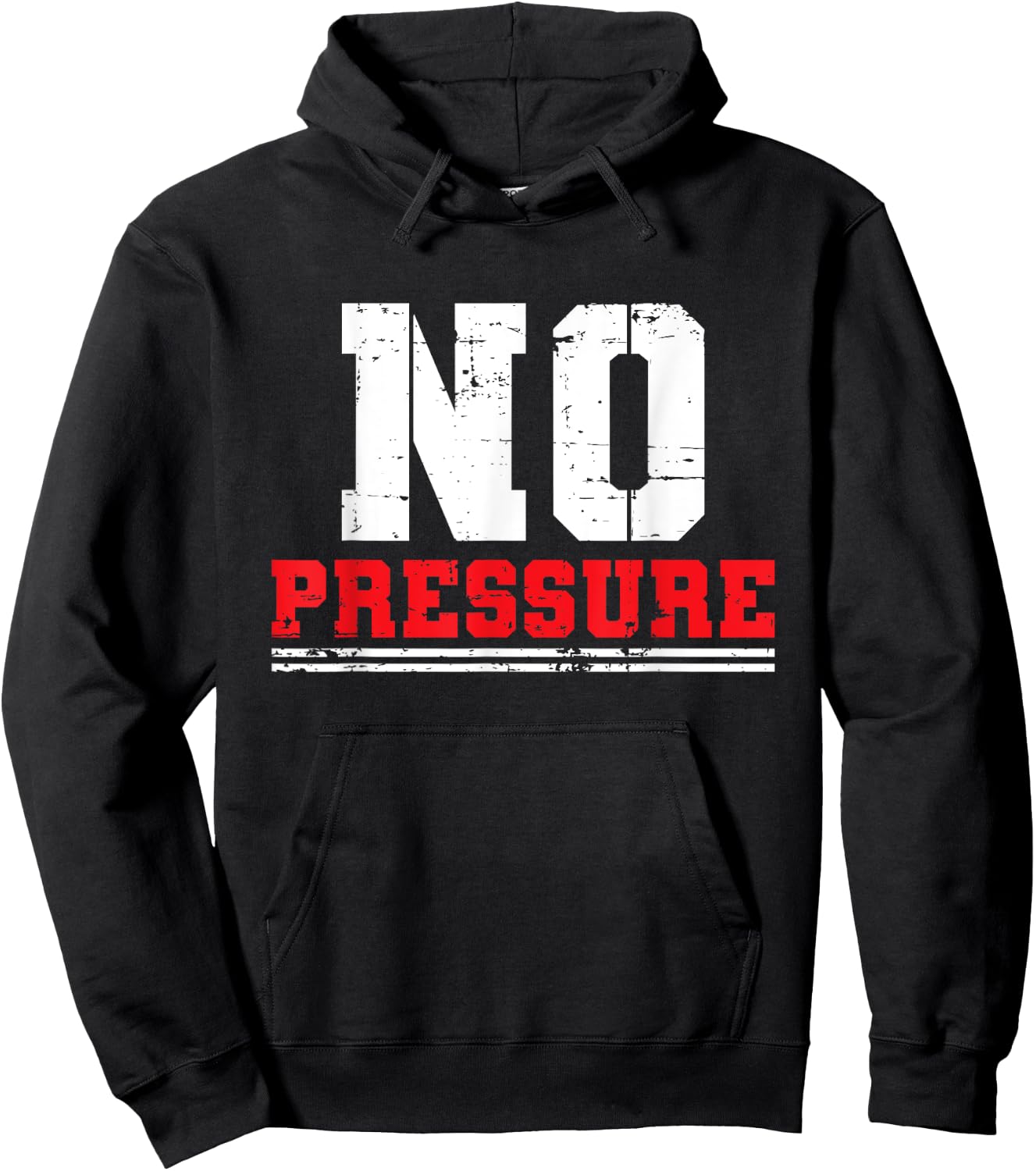 Gym Workout No Pressure Funny Sarcasm Quote Coach Trainer Hoodie - Hoodie | Black