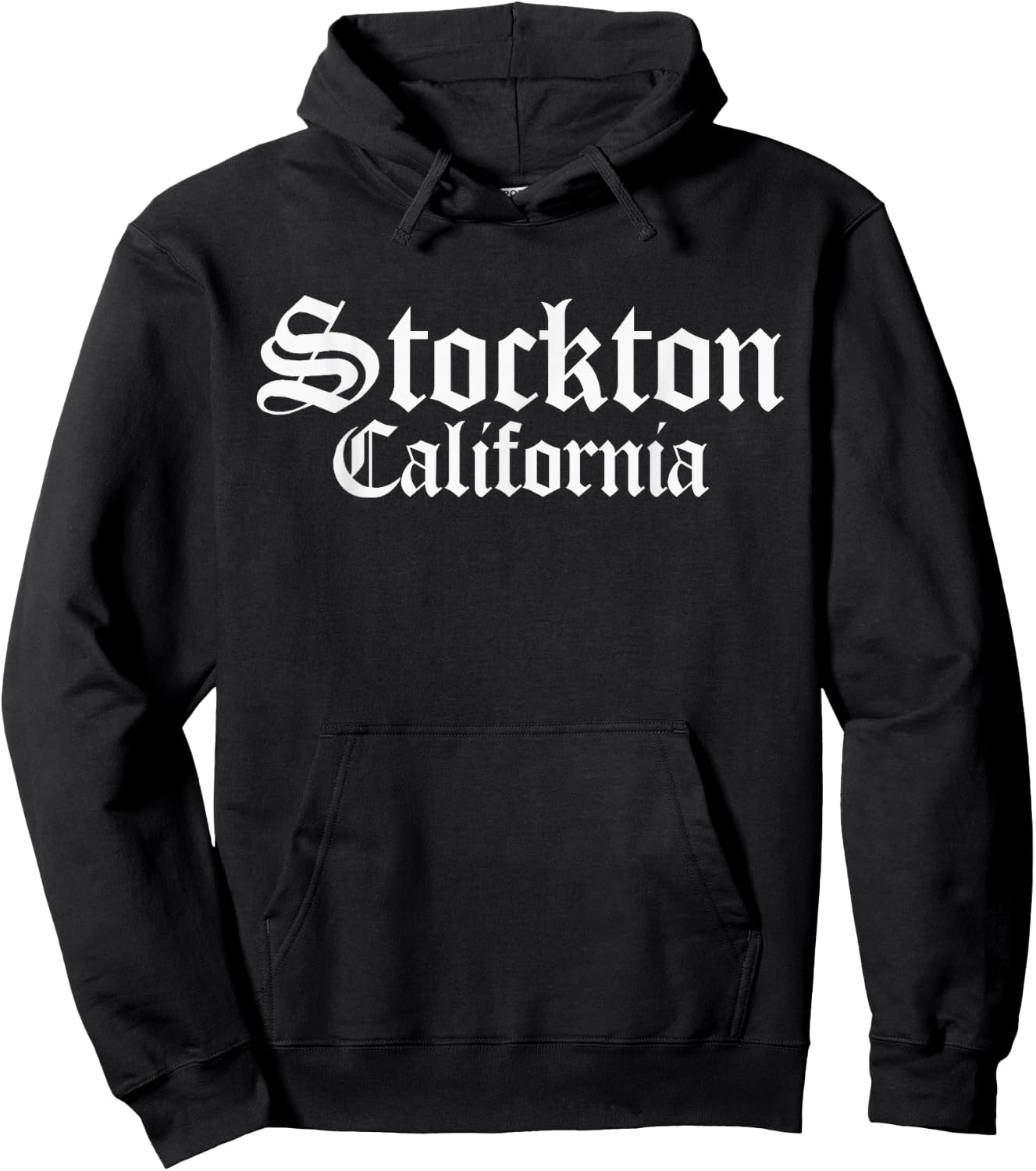 Stockton California, 209 Stockton CA, Stockton Hoodie - Hoodie | Black