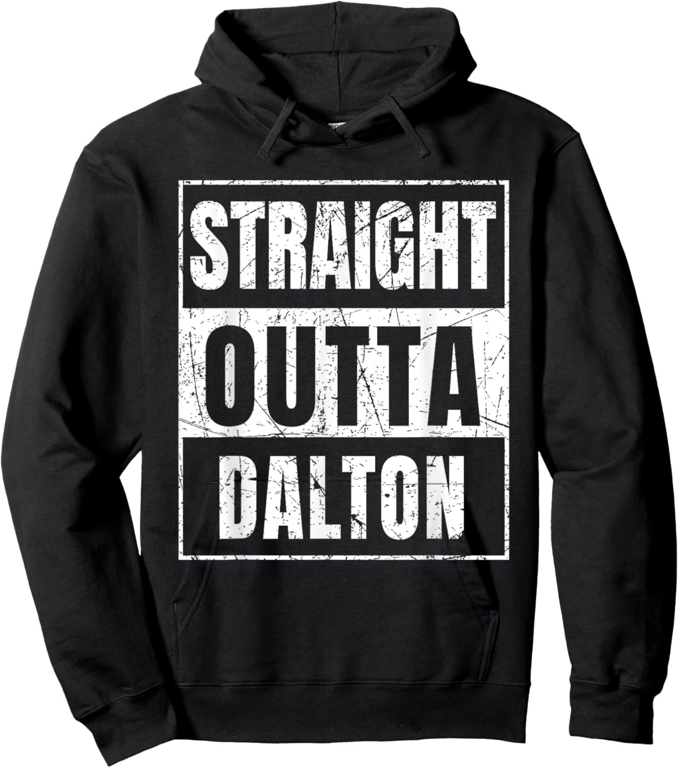 Straight Outta Dalton Georgia Hoodie - Hoodie | Black