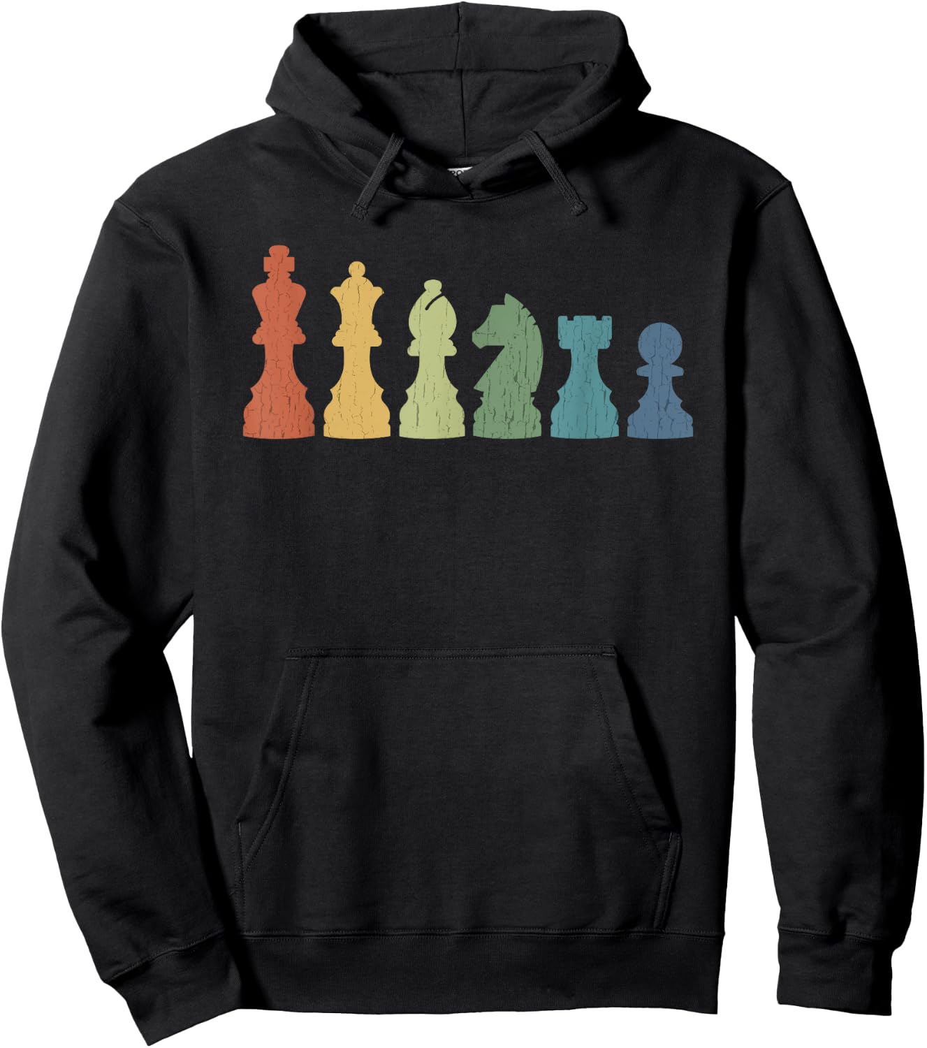 Funny Chess Pieces Board Game Lover Player Themed Chess Gift Small Hoodie - Hoodie | Black