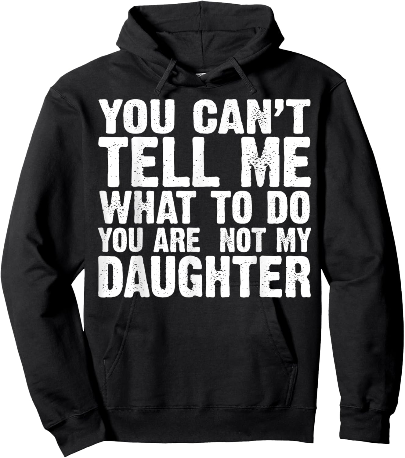 Funny Dad Design For Father Daddy Papa Men From Daughter Dad Hoodie - Hoodie | Black