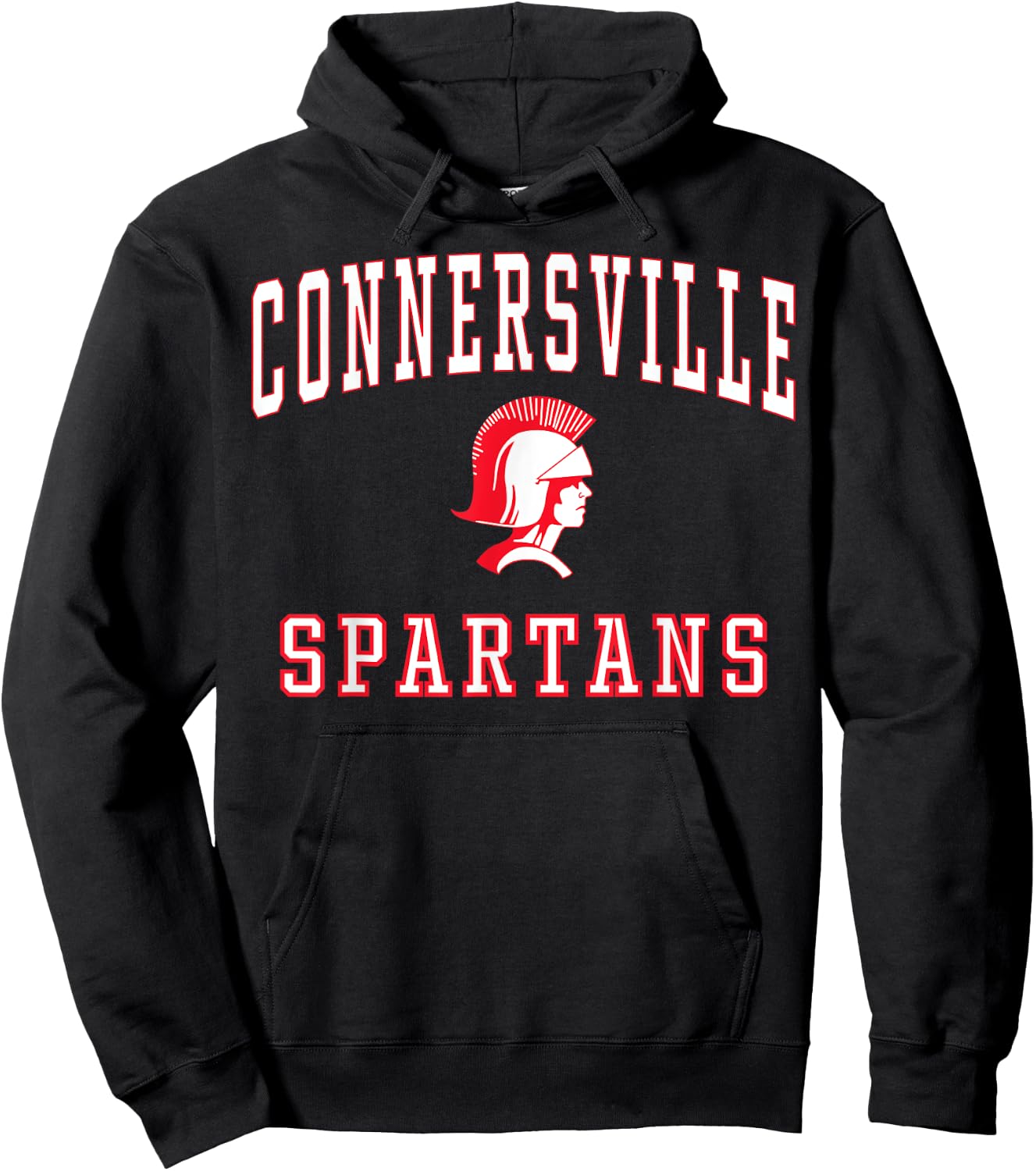 Connersville High School Spartans C1 Hoodie - Hoodie | Black