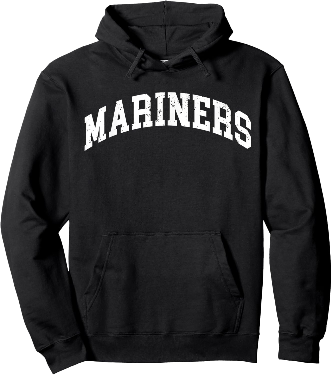 Mariners Arch Vintage Retro College Athletic Sports Hoodie - Hoodie | Black