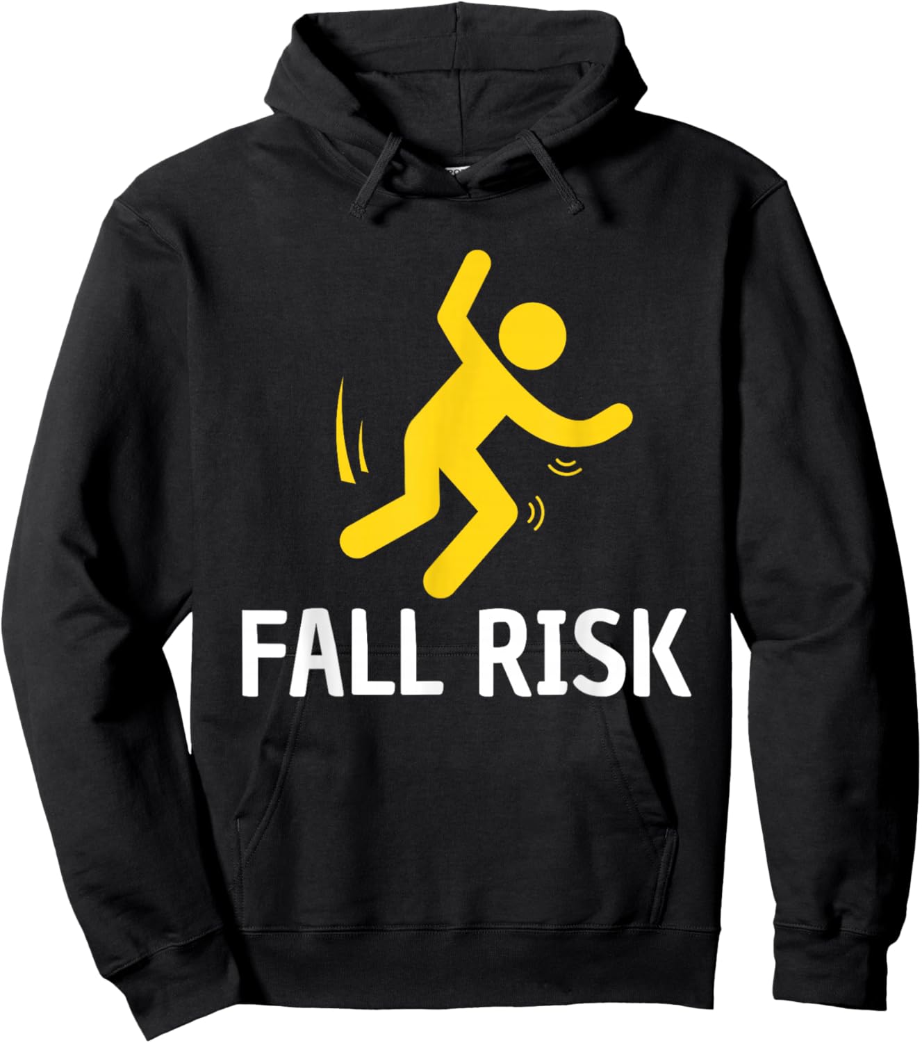 Fall Risk Balance Issues Funny Fall Risk Hoodie - Hoodie | Black
