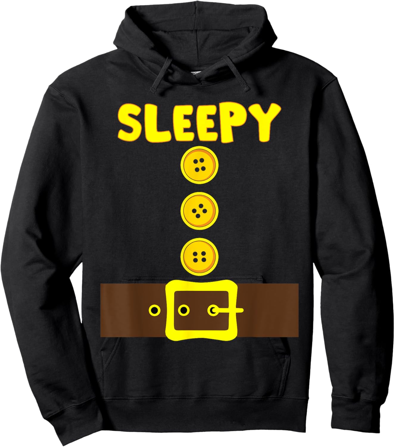 Dwarf Easy Halloween Men Women Kids Matching Family Costume Hoodie - Hoodie | Black