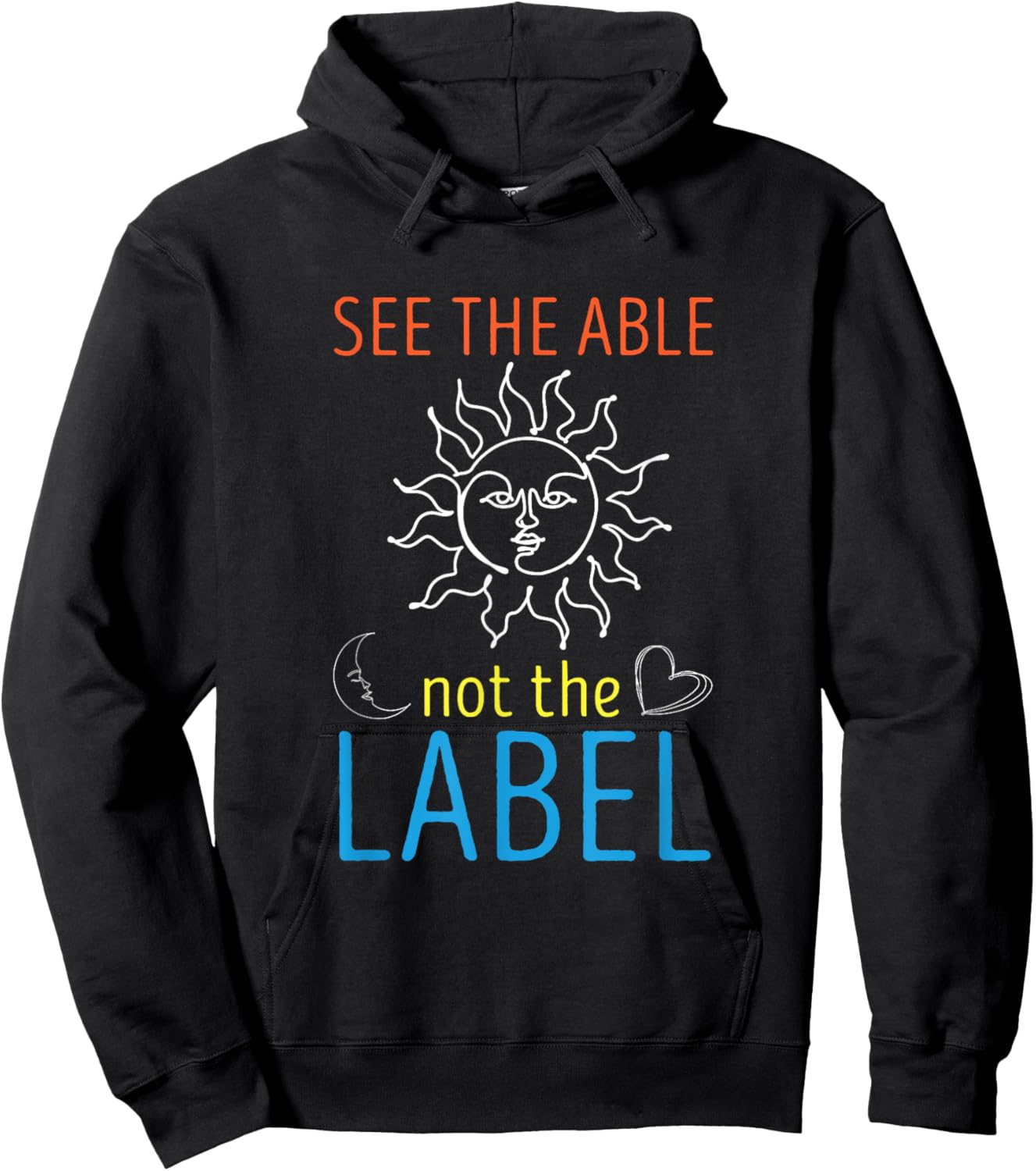 School Educational Assistant See The Able Paraprofessional Hoodie - Hoodie | Black