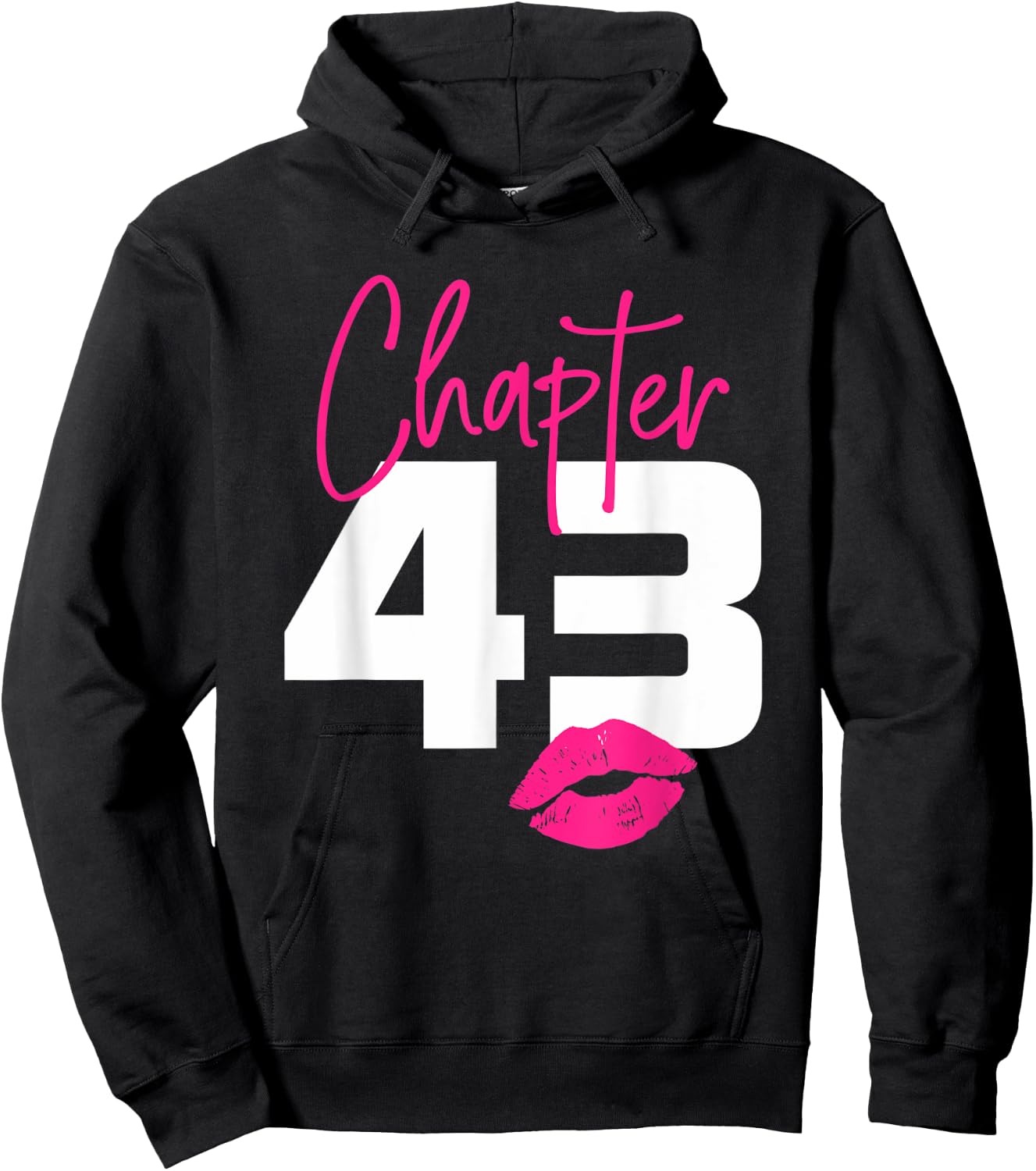 43 and Blessed Chapter 43 Year Old Gifts 43rd Birthday Gifts Hoodie - Hoodie | Black