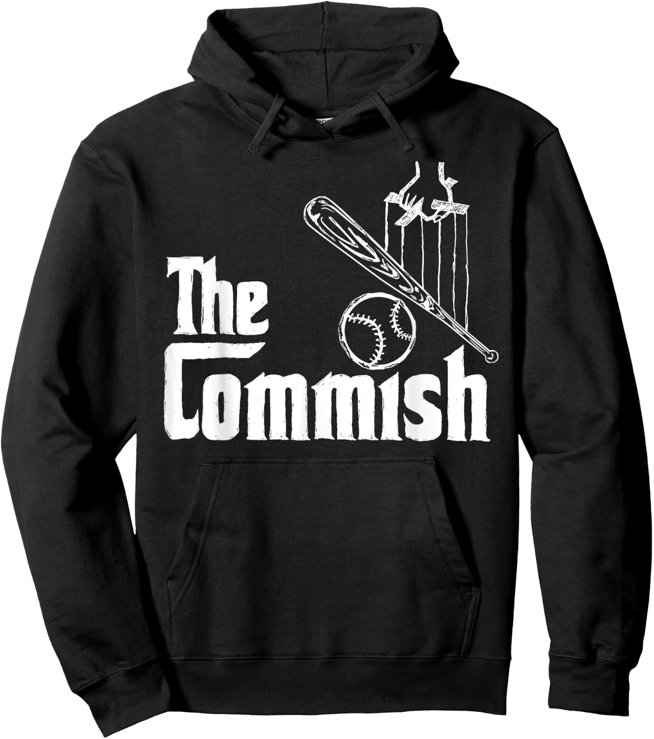 Fantasy Baseball The Commish Hoodie - Hoodie | Black