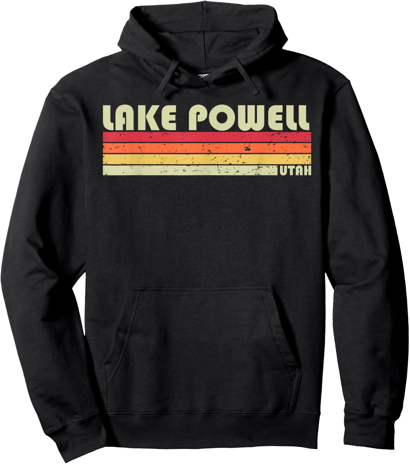 LAKE POWELL UTAH Funny Fishing Camping Summer Gift Hoodie - Hoodie | Black