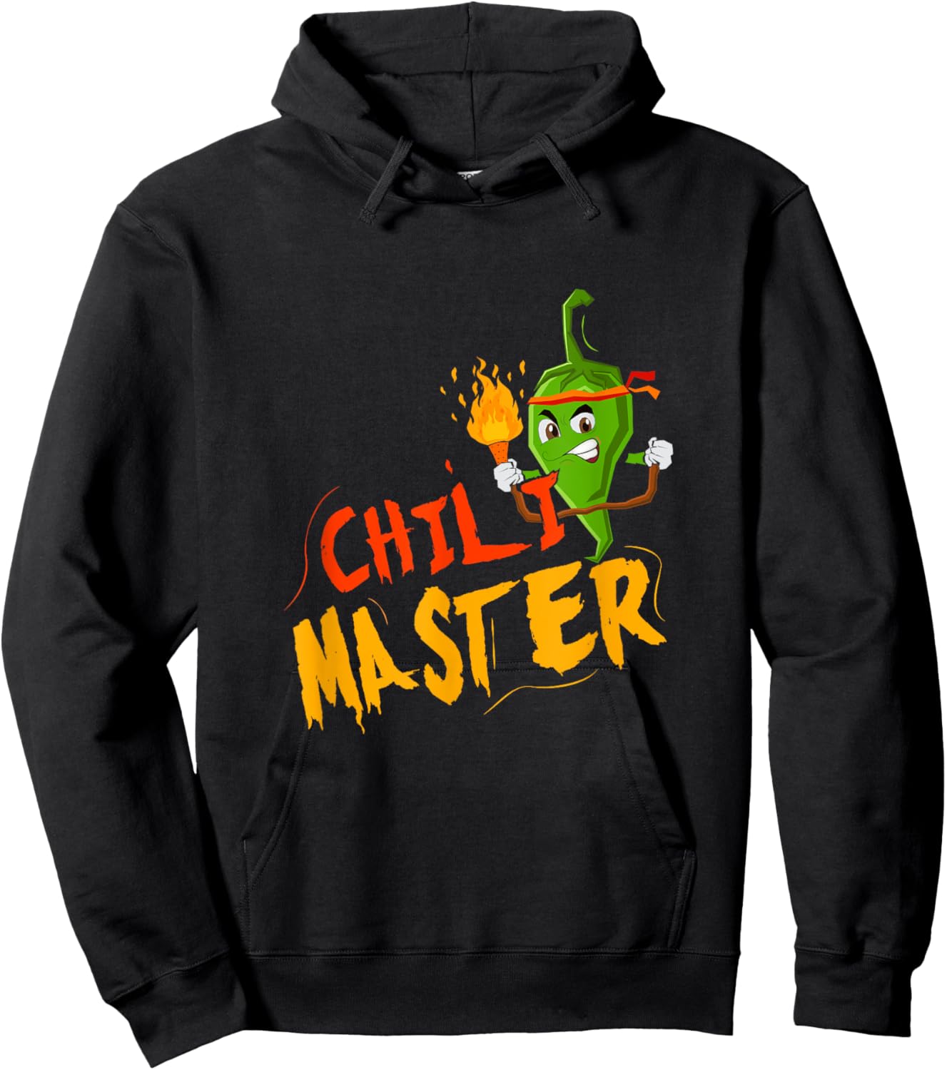 Chili Master Spicy Flavoring Pepper Foodie Food Lover Hoodie - Hoodie | Black