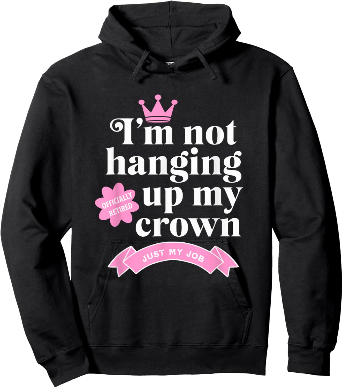 Funny Retirement Design Hoodie - Hoodie | Black