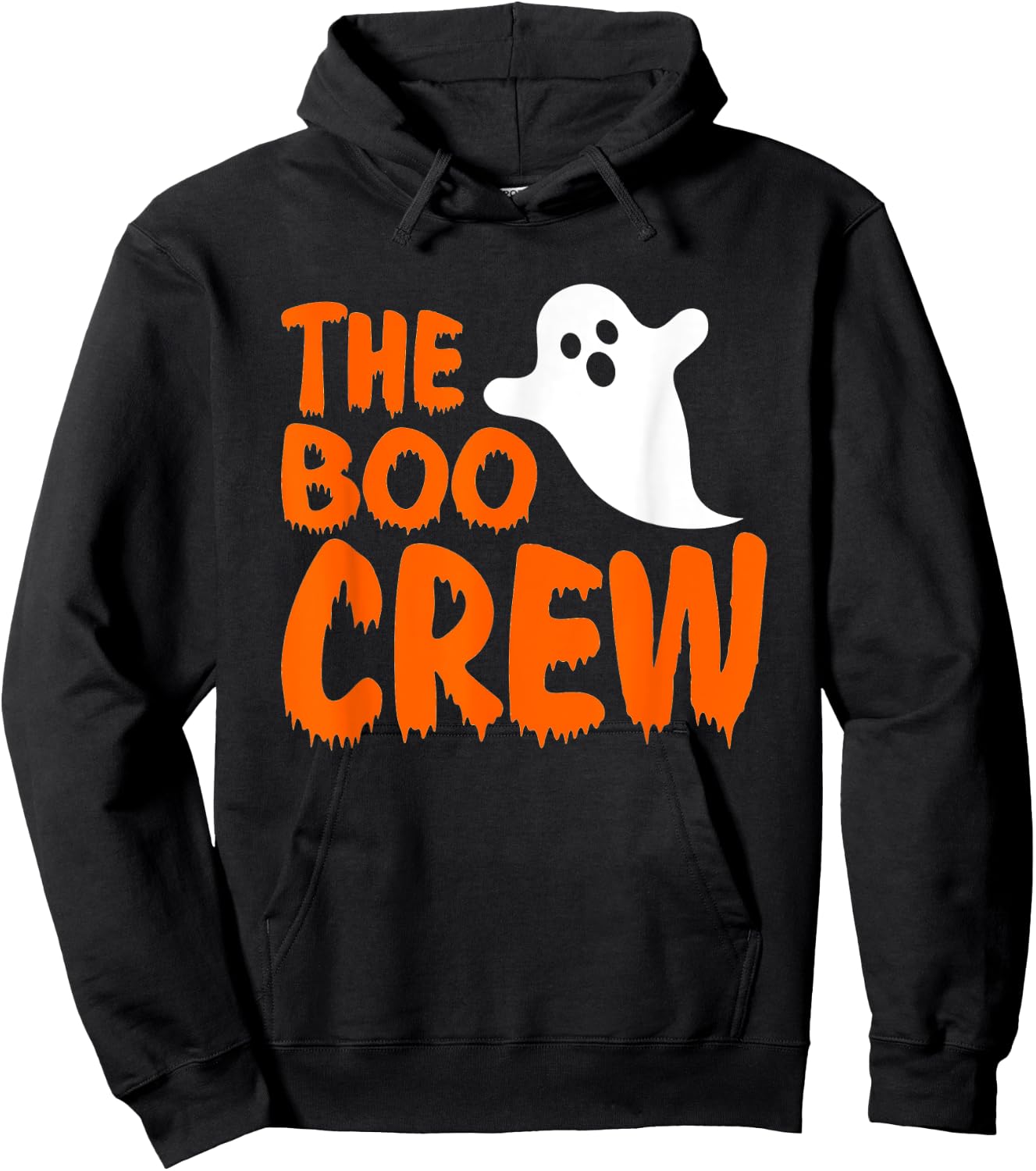 Halloween The Boo Crew - Cute Ghost - Spooky Family Matching Hoodie - Hoodie | Black