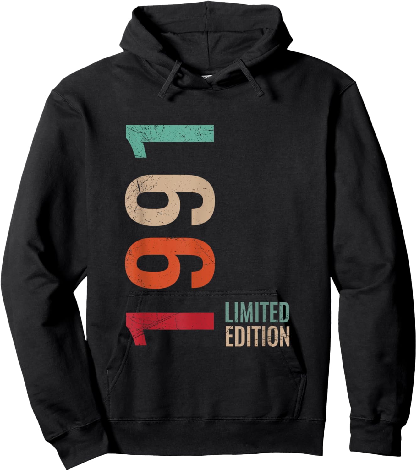 34th Birthday Husband Wife Son Daughter 34 Years Old 1991 Hoodie - Hoodie | Black