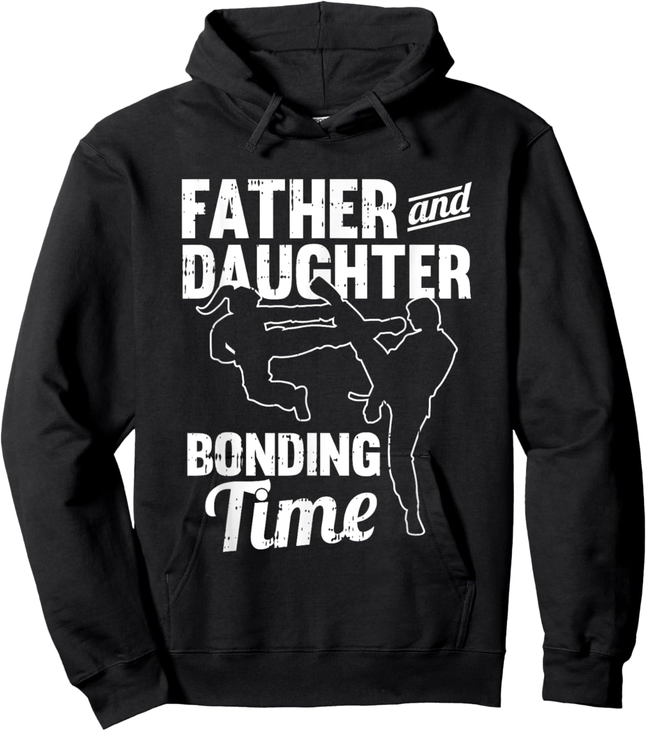 Taekwondo Daughter Martial Arts - Fighter Taekwondo Dad Hoodie - Hoodie | Black