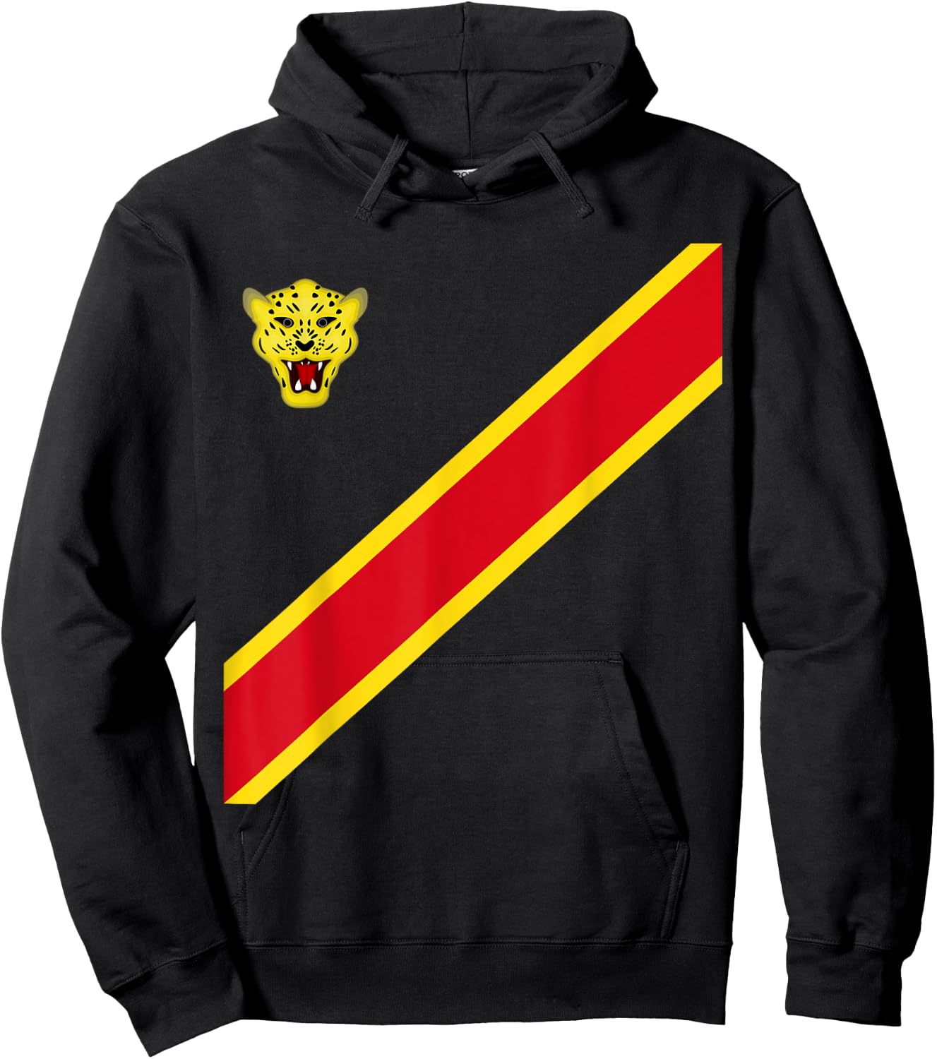 Congo Football Souvenir Flag Of DRC Leopards Proud Congolese Hoodie - Hoodie | Black