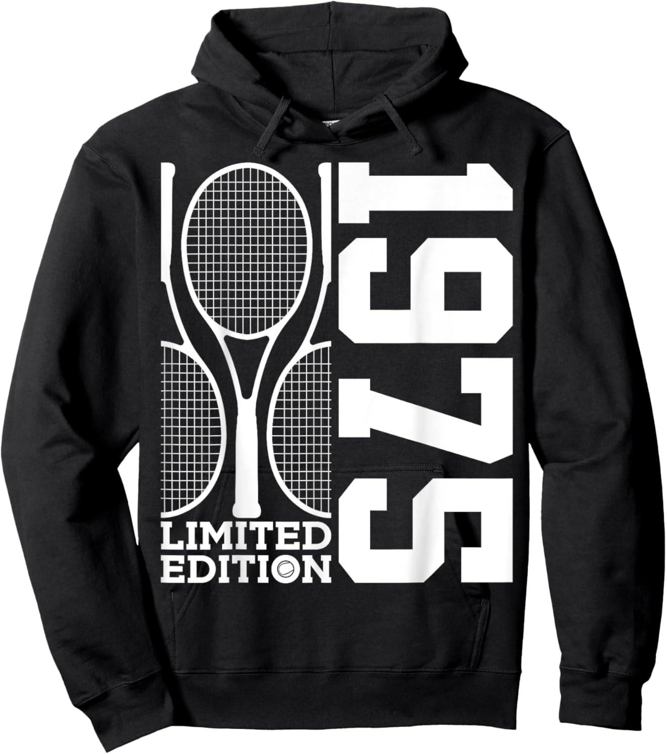 50th BIRTHDAY TENNIS LIMITED EDITION 1975 Hoodie - Hoodie | Black