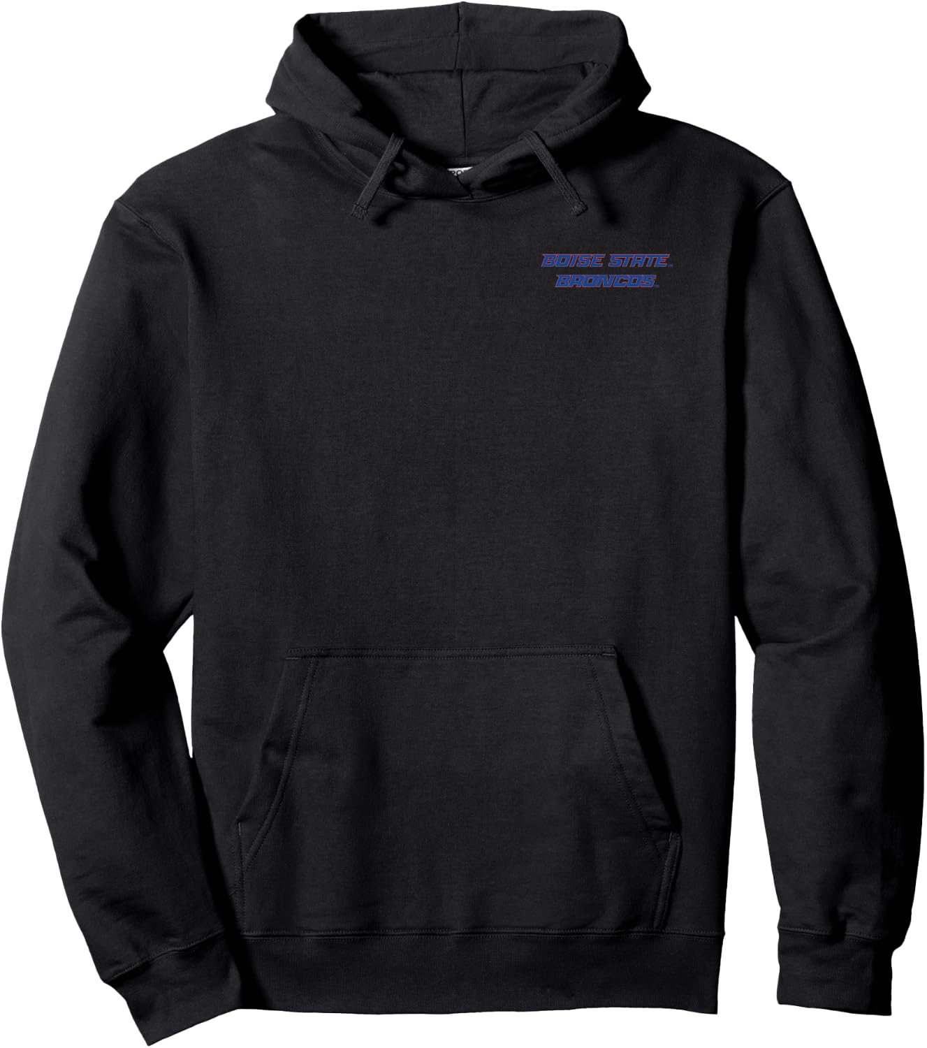 Boise State Broncos Icon Front/Back Officially Licensed Hoodie - Hoodie | Black
