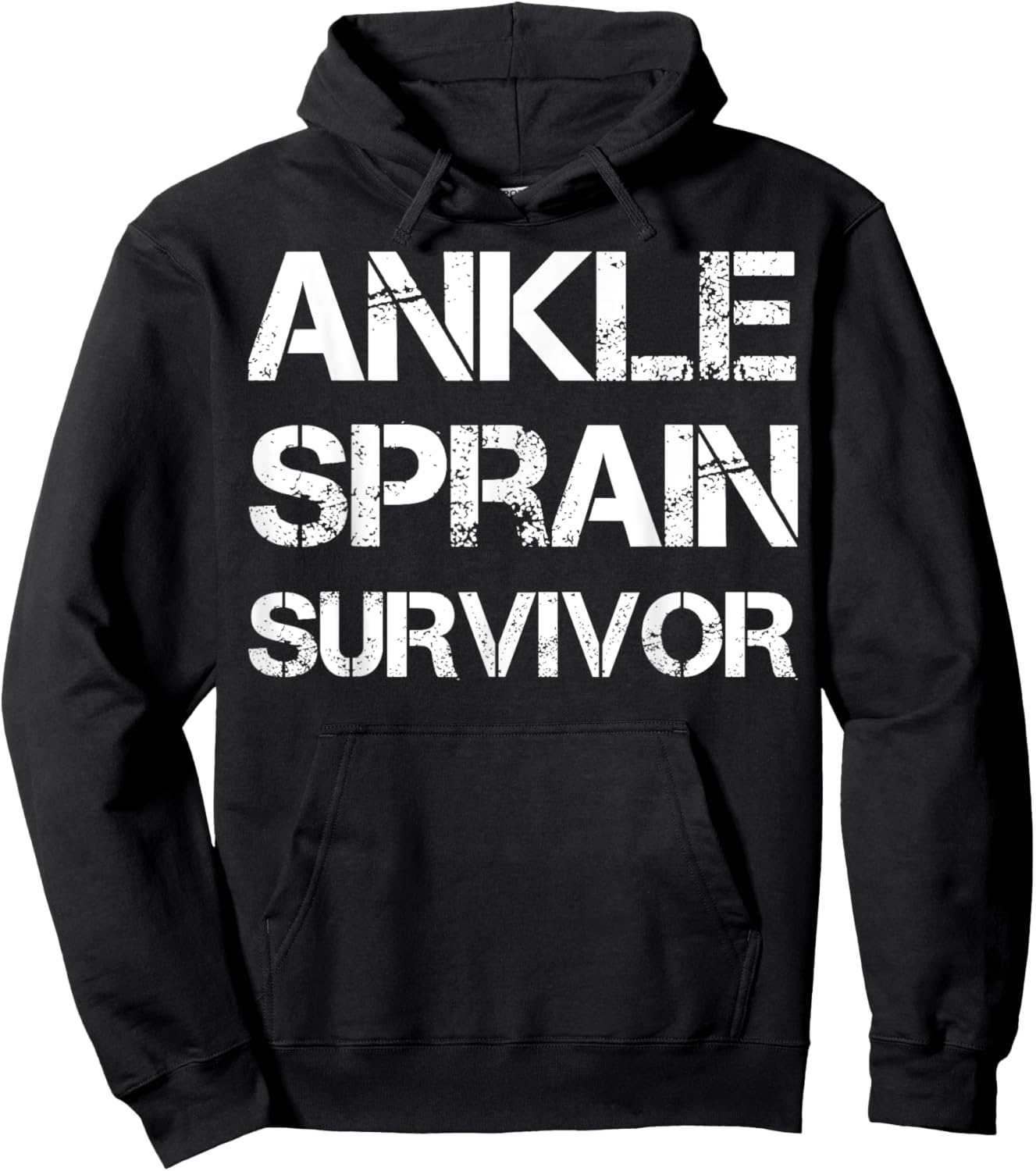 Ankle Sprain Survivor Hoodie - Hoodie | Black