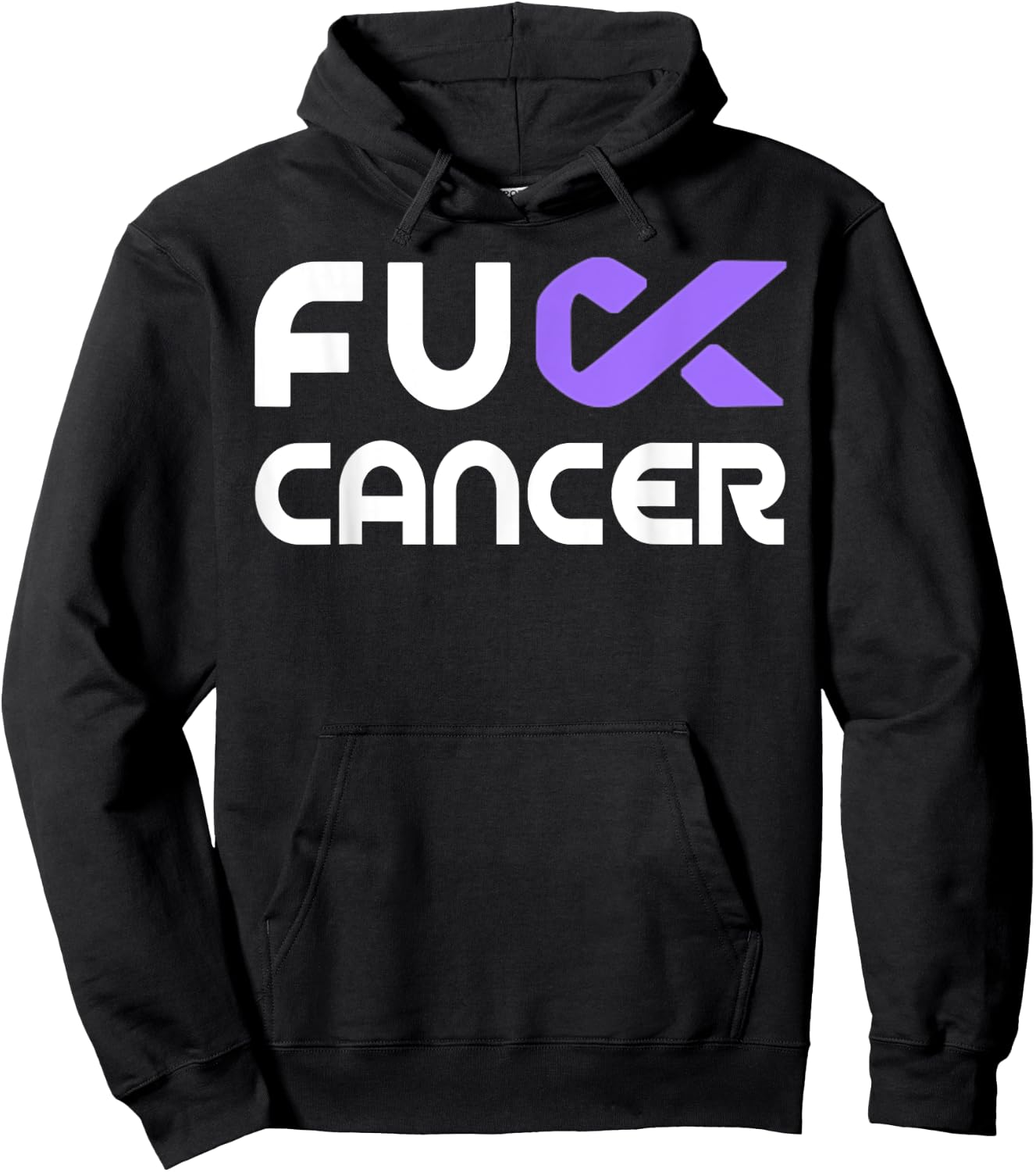 Fuck Cancer - Fuck Pancreatic Cancer Awareness Hoodie - Hoodie | Black