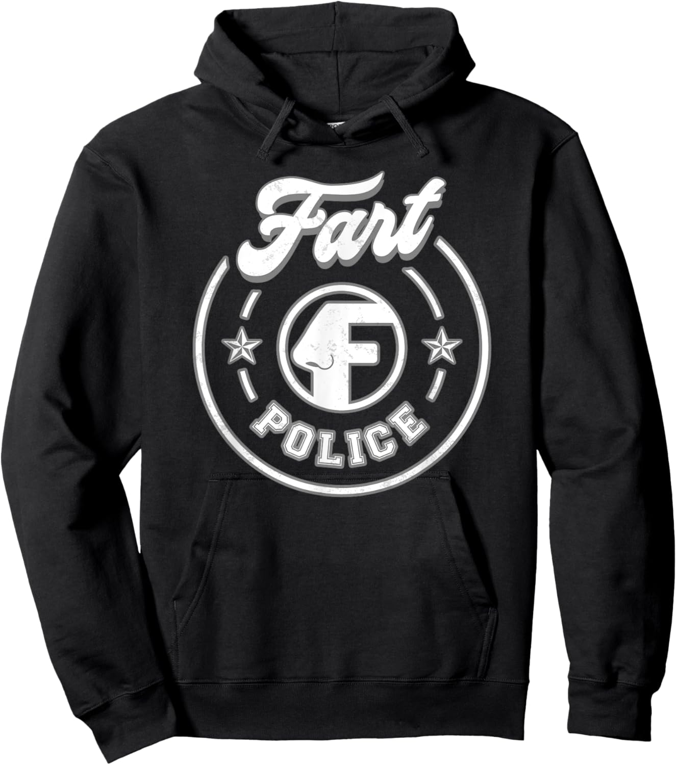 Police Fart Funny Hoodie - Hoodie | Black