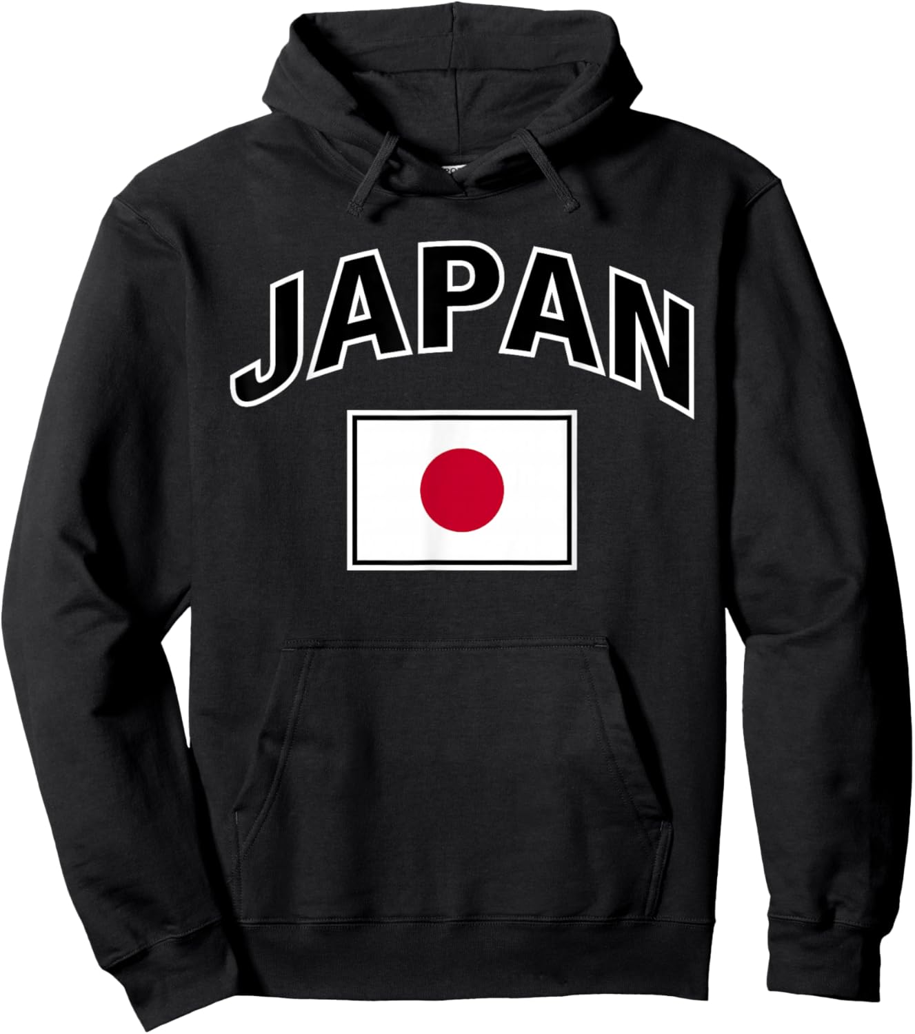 Japan Flag Proud Japanese Hoodie - Hoodie | Black