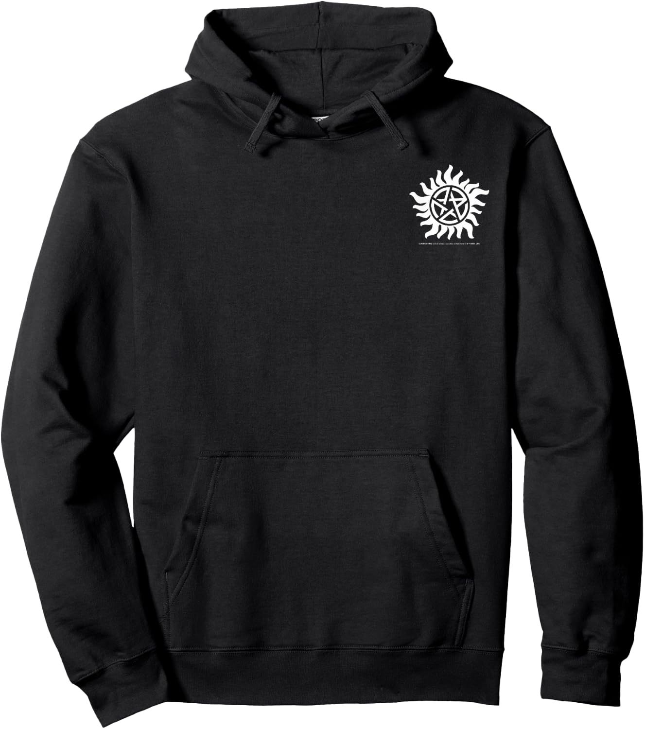 Supernatural Anti-Possession Logo Left Chest C2 Hoodie - Hoodie | Black