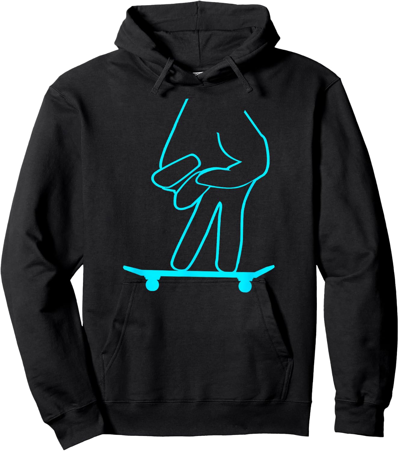 Fingerboard Shirt Hoodie - Hoodie | Black