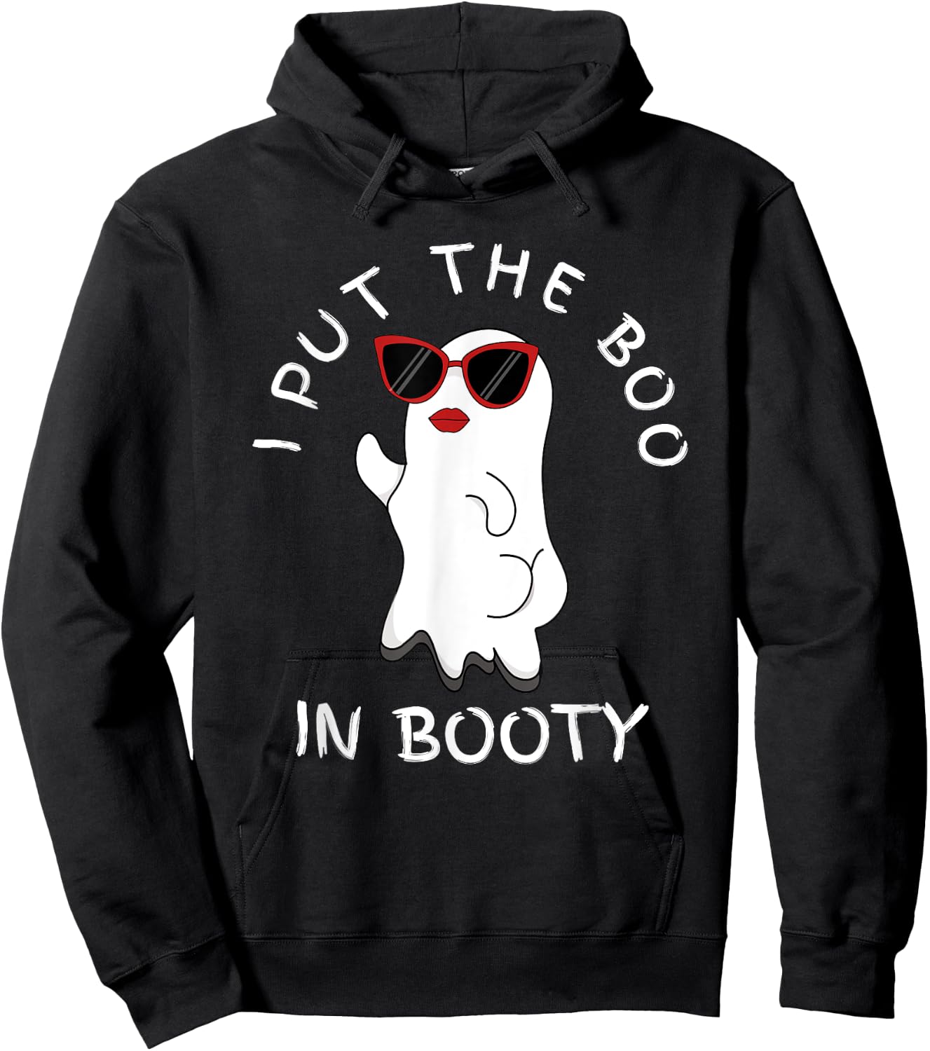 Funny Women's I Put The Boo In Booty Hoodie - Hoodie | Black