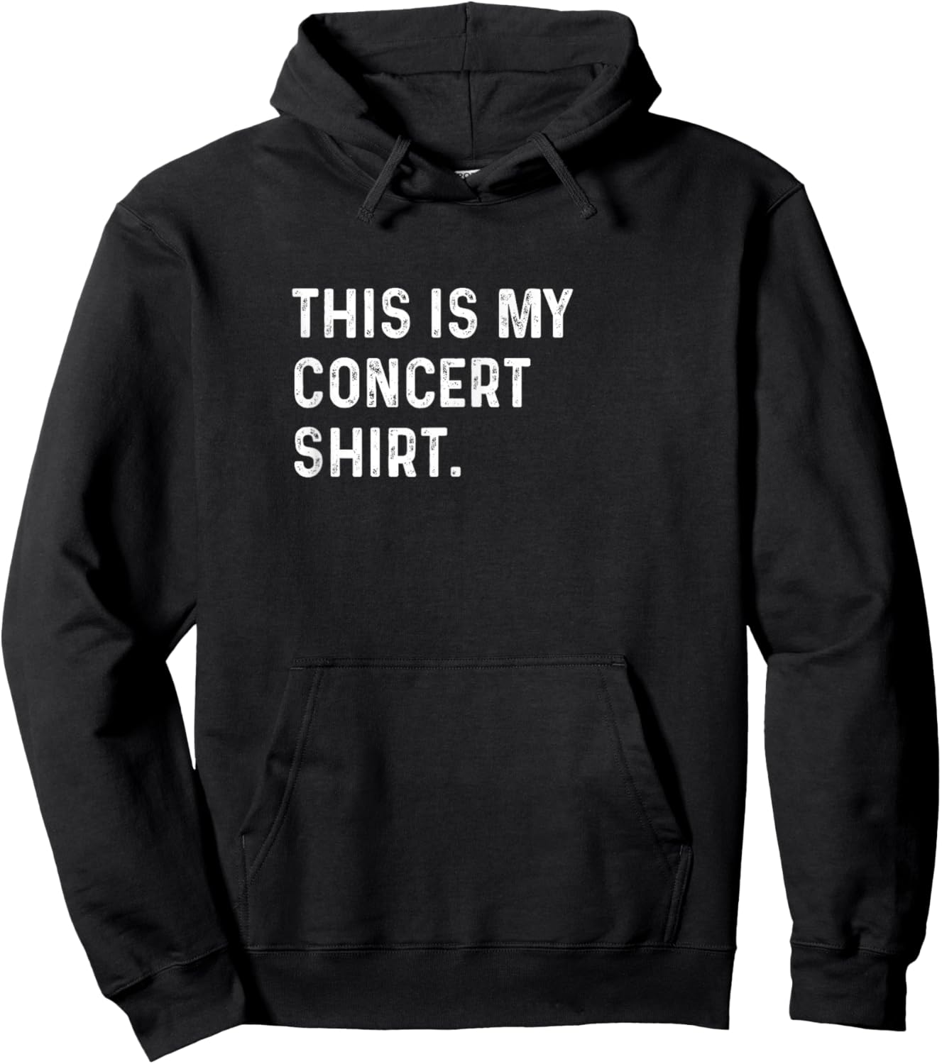 This Is My Concert Shirt - Rock Indie Pop Rap R&B Metal Hoodie - Hoodie | Black