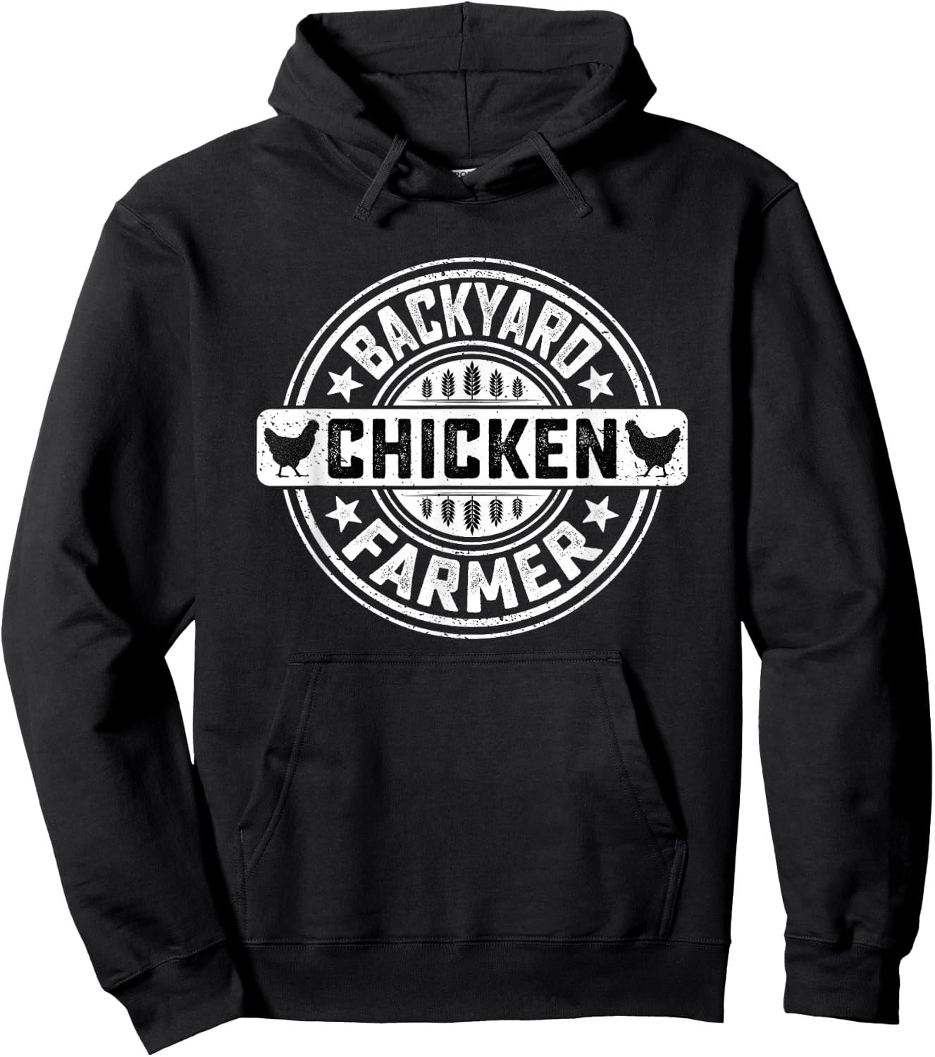 Backyard Chicken Farmer - Farming Chicken Owner Pet Farmer Hoodie - Hoodie | Black