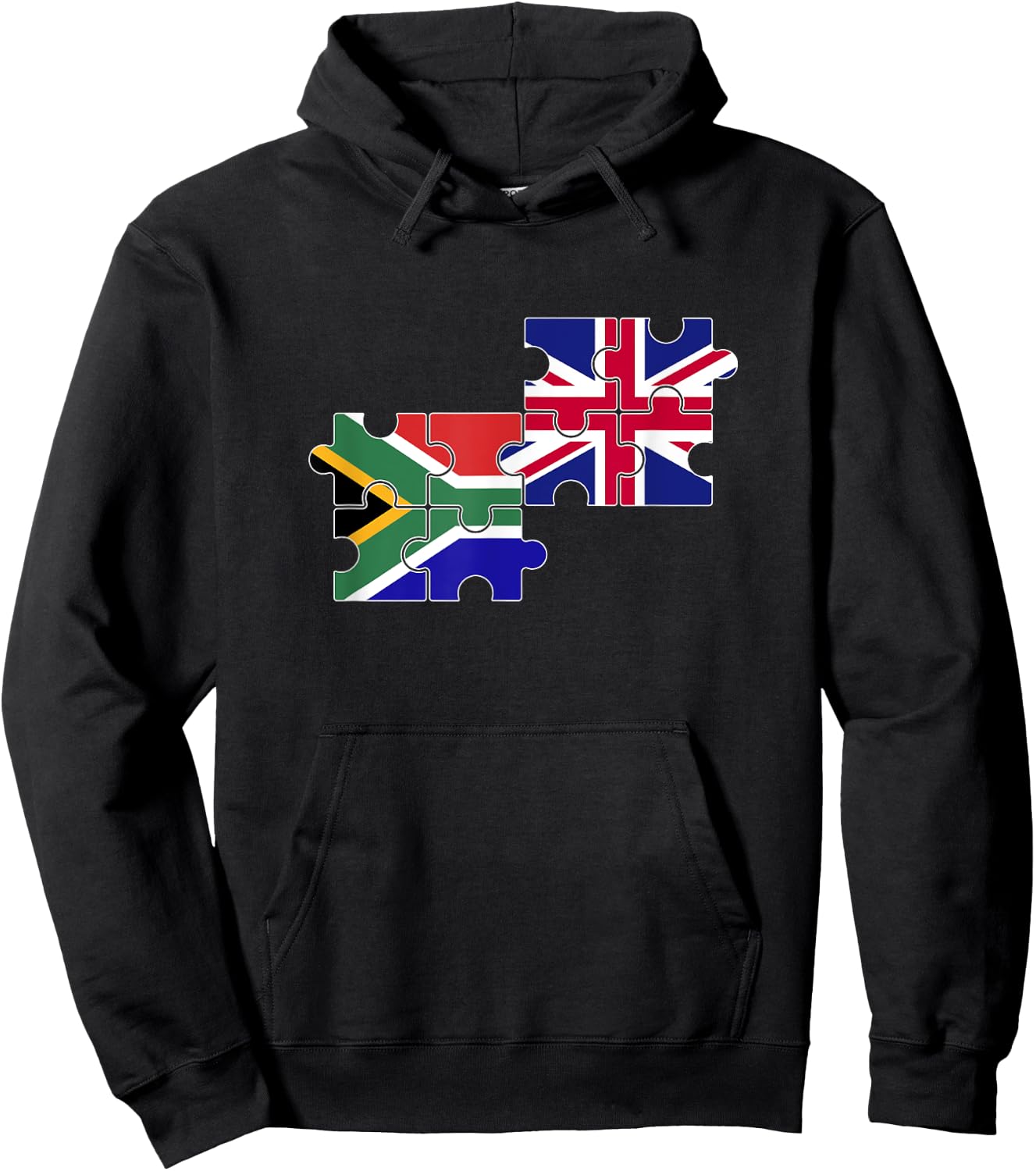 South Africa UK Flag British South African Hoodie - Hoodie | Black