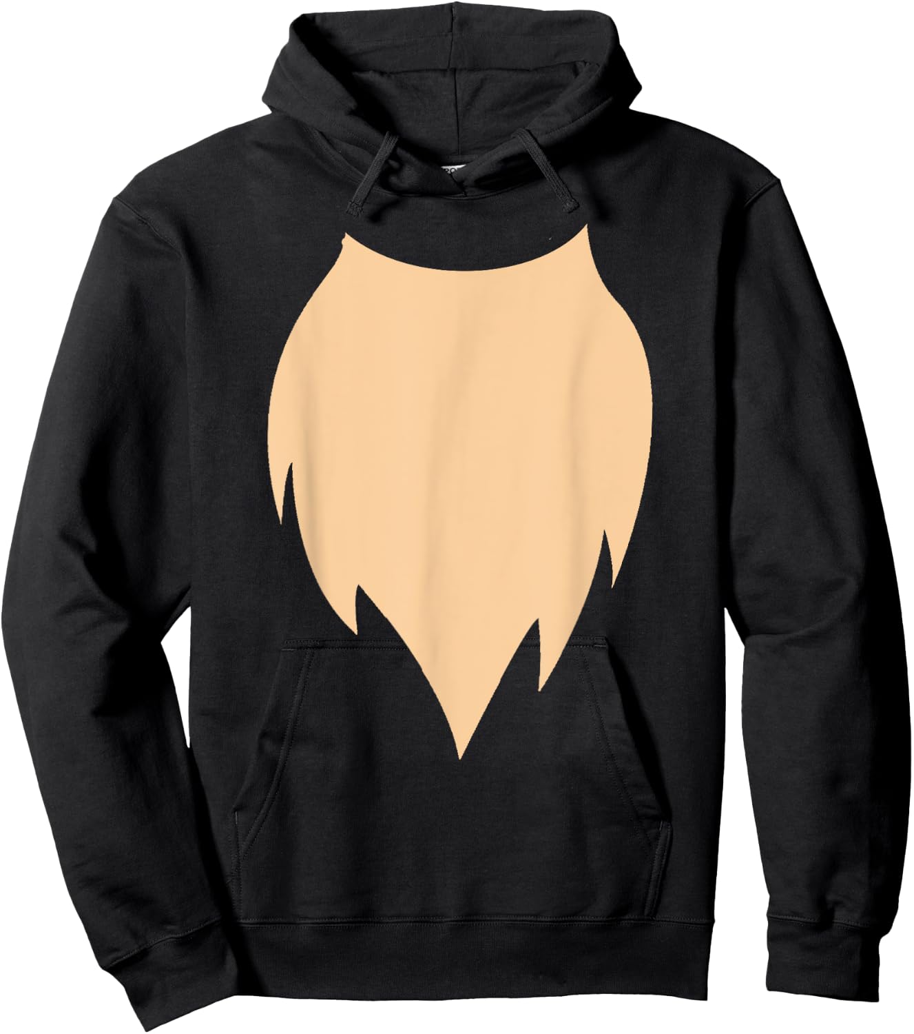 Cute Fox Belly Costume Halloween Hoodie - Hoodie | Black