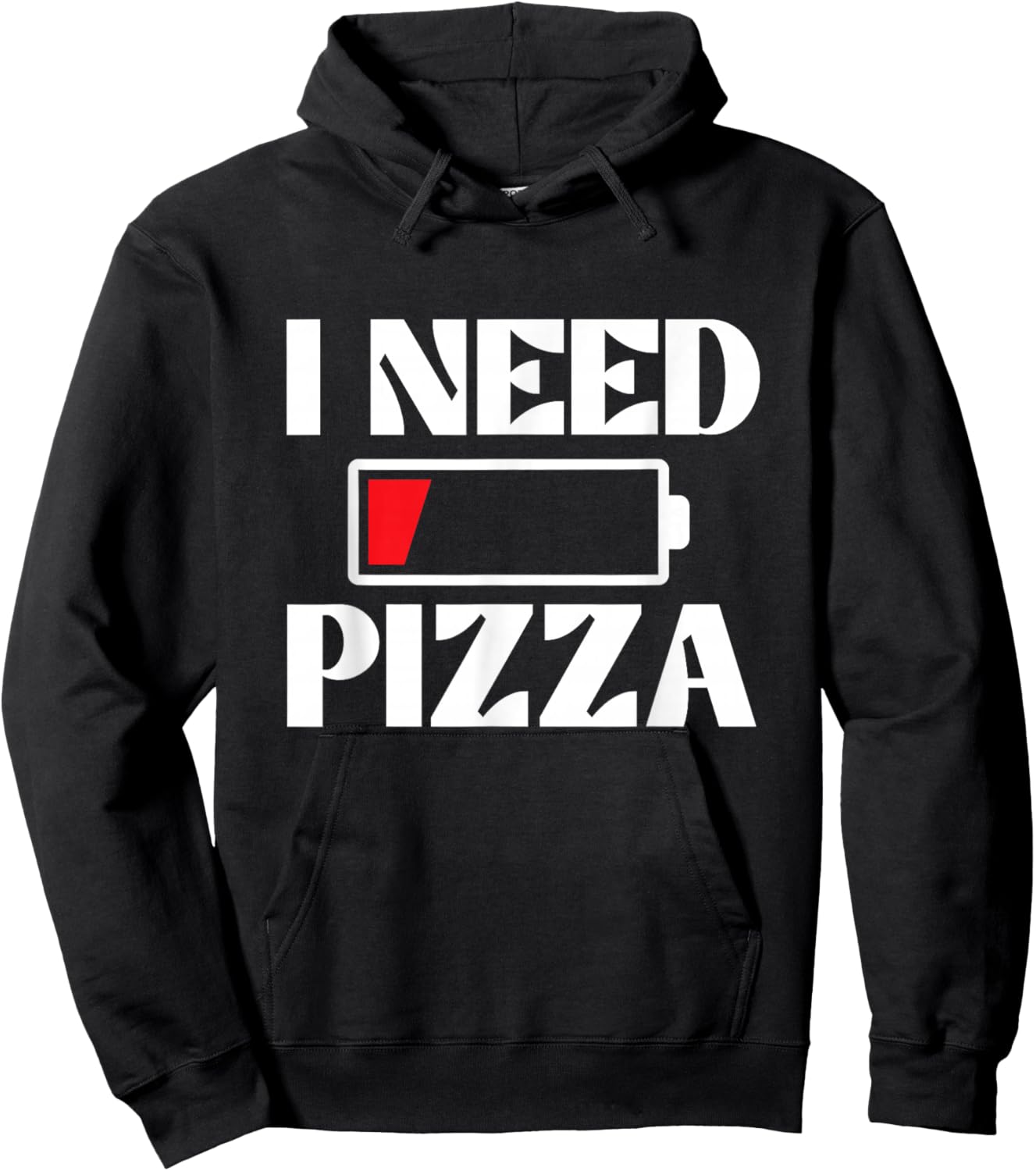 I Need Pizza - Pizza Baker Food Lover Hoodie - Hoodie | Black