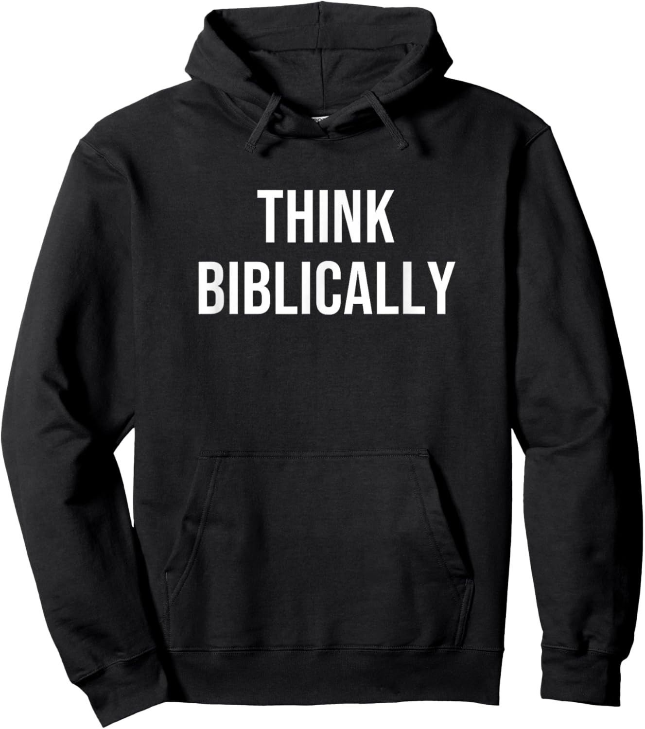 Think Biblically Hoodie - Hoodie | Black