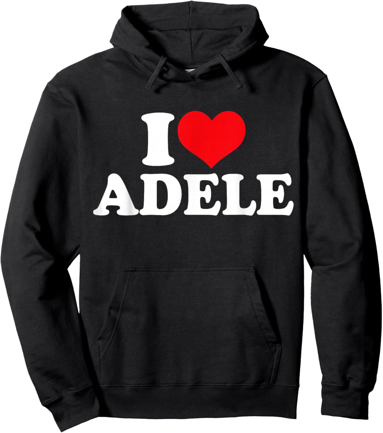 I Love Adele, I Heart Adele Hoodie - Hoodie | Black