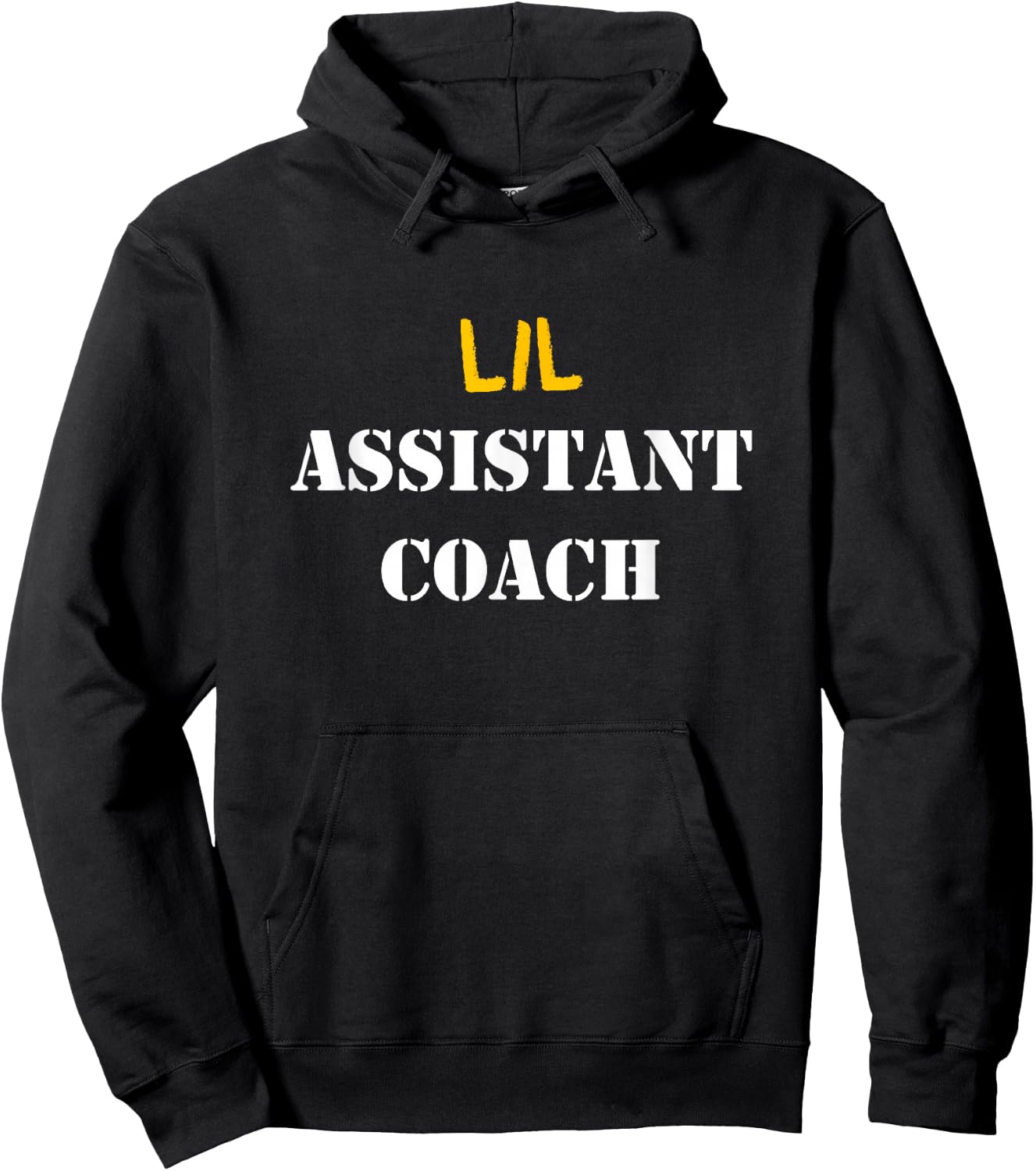 Kids Lil Assistant Coach - Kid Helper Team Sports Hoodie - Hoodie | Black