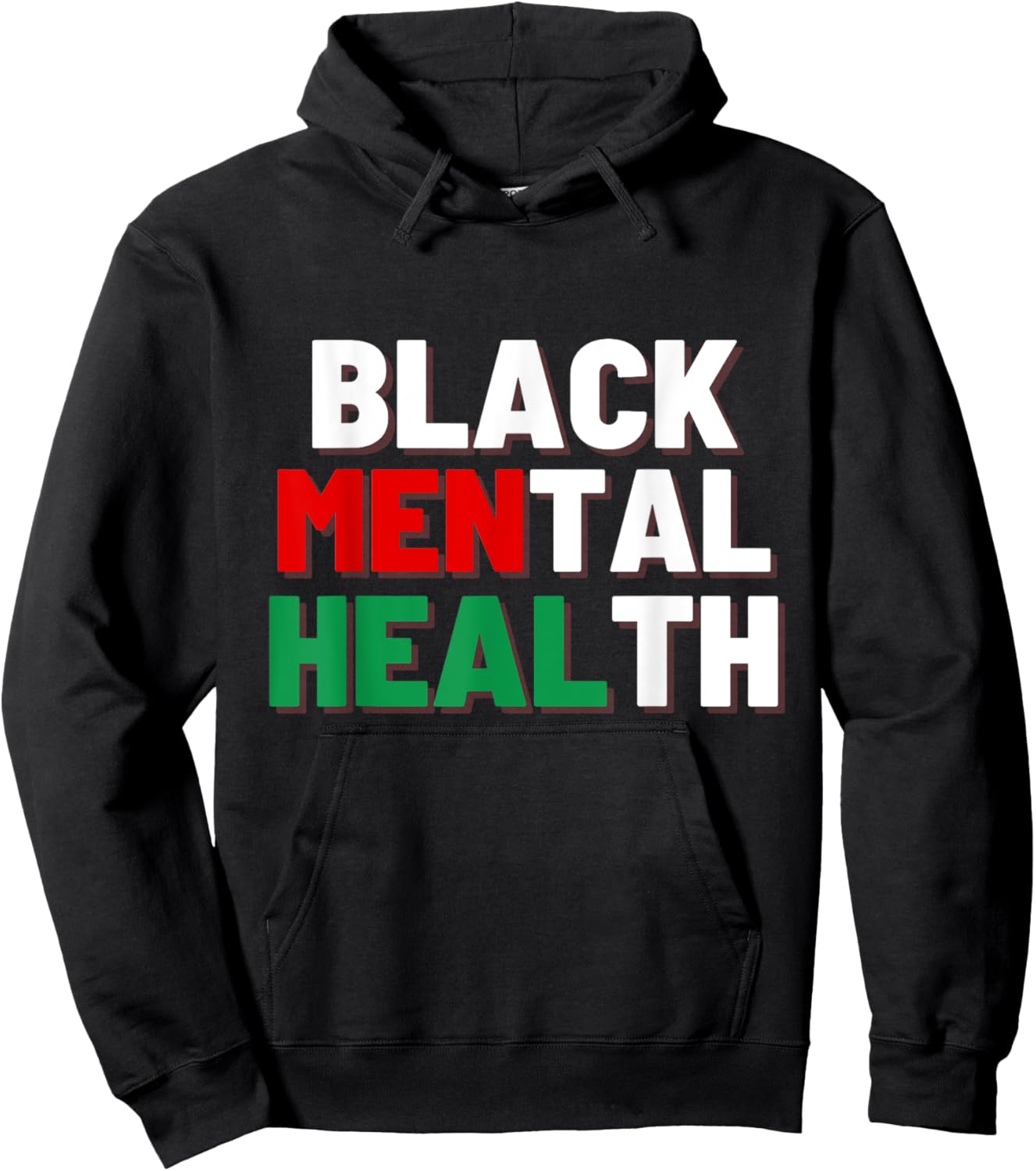 Black Mental Health Matters Hoodie - Hoodie | Black