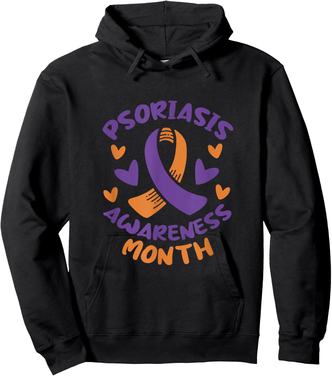 Psoriasis Awareness Month Hoodie - Hoodie | Black