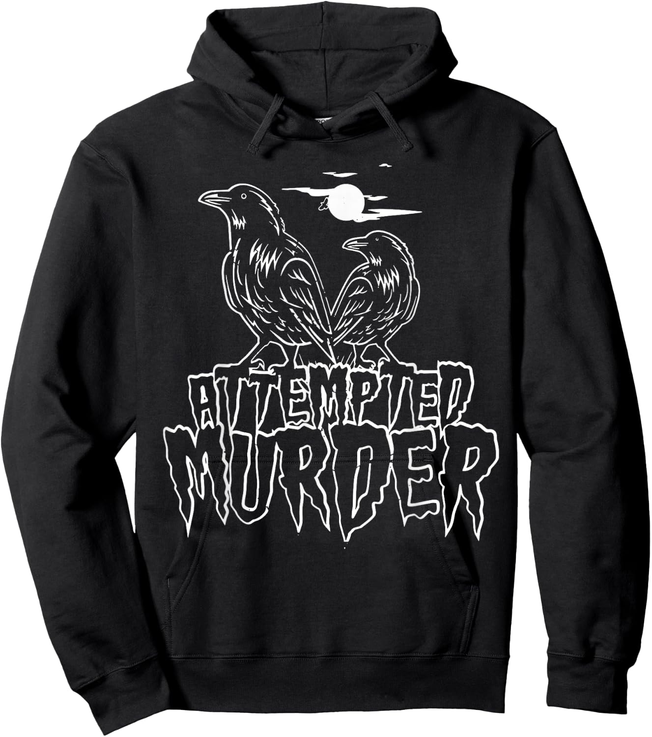 Attempted Murder Viking Crows Hoodie - Hoodie | Black