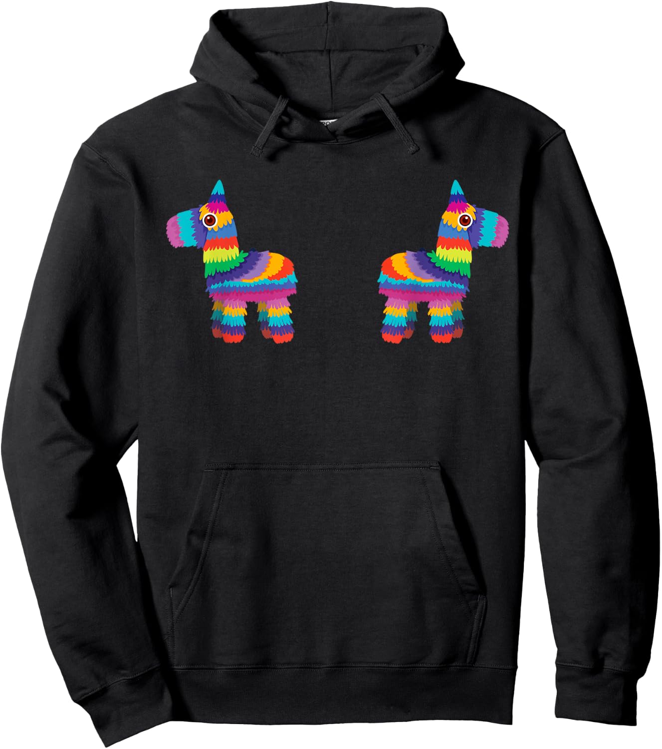 Pinata Boobs Cinco de Mayo Mexican Food Drink Party Hoodie - Hoodie | Black