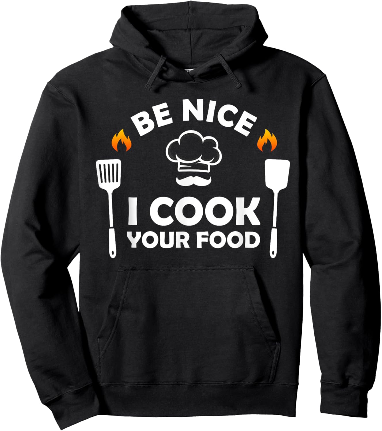 Funny Chef Design Women Cooking Lover Culinary Cook Hoodie - Hoodie | Black