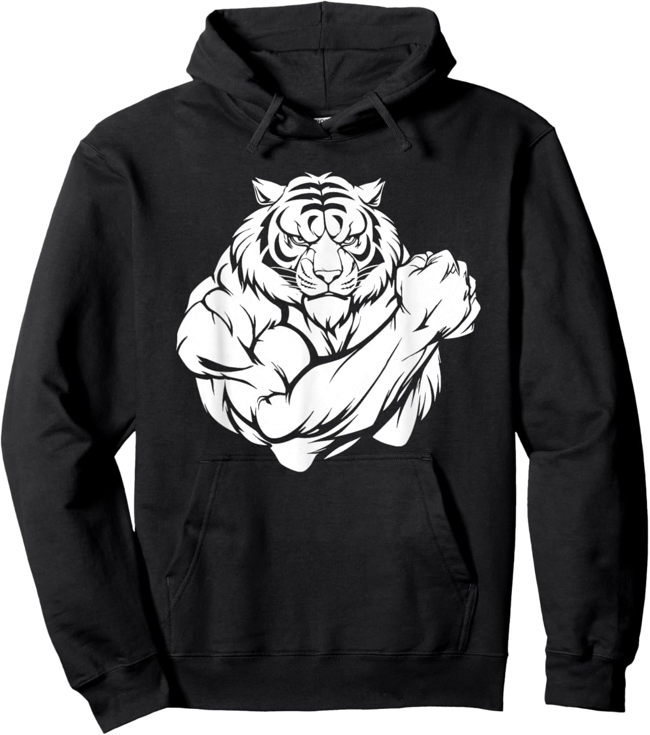 Workout Tiger Exercise - Training Gym Hoodie - Hoodie | Black