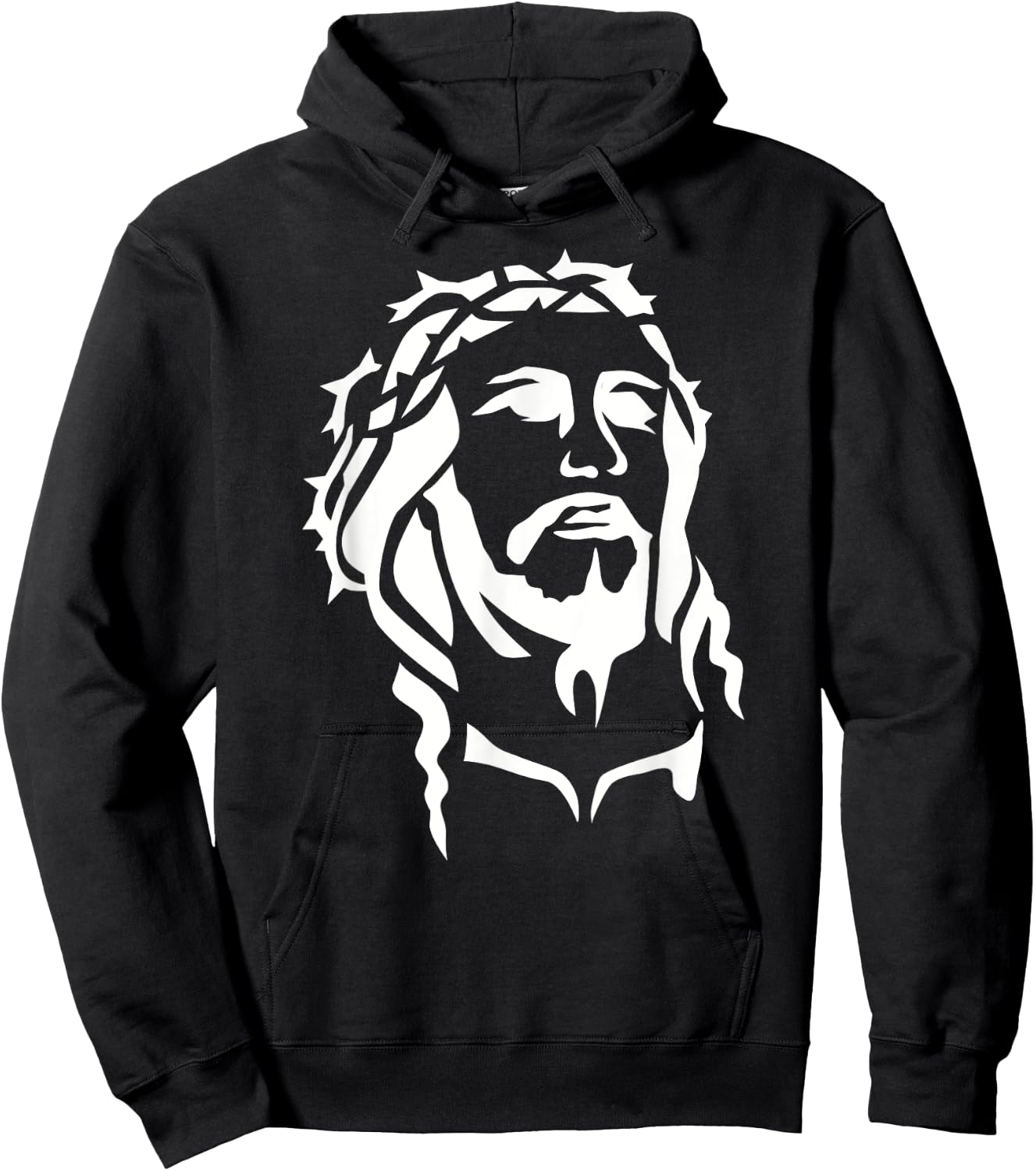 Jesus christ head Hoodie - Hoodie | Black
